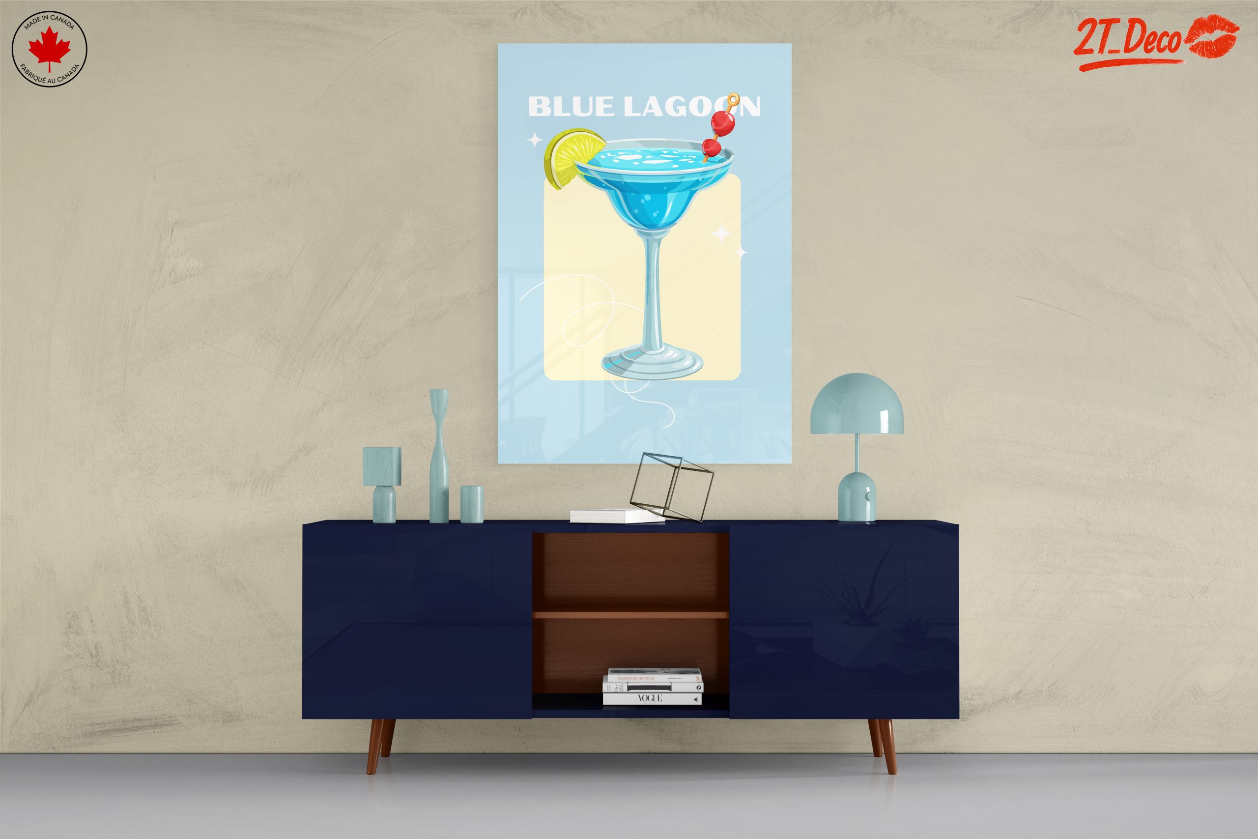 Blue Lagoon Cocktail Artwork - Image 8