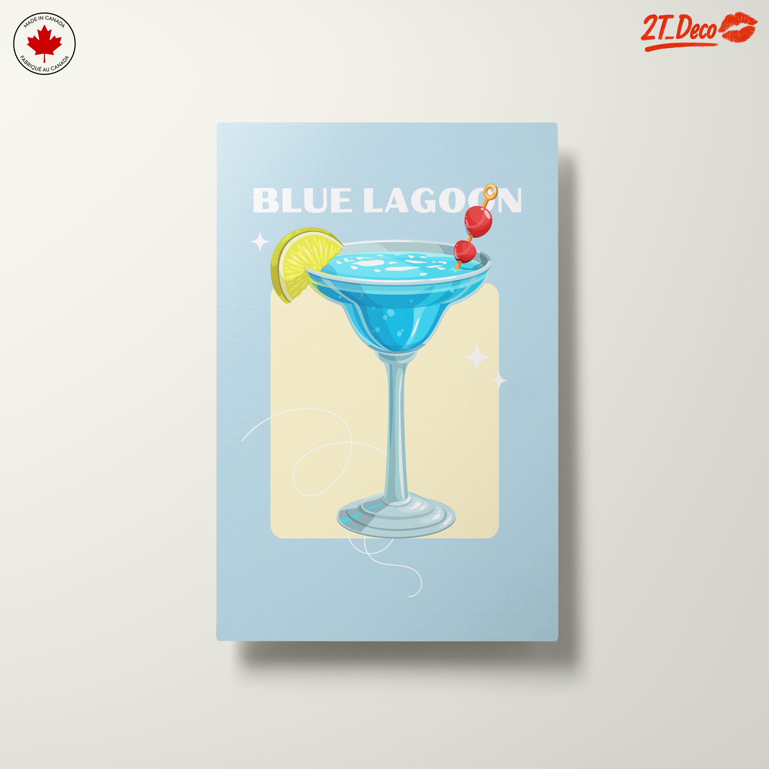 Blue Lagoon Cocktail Artwork - Image 10