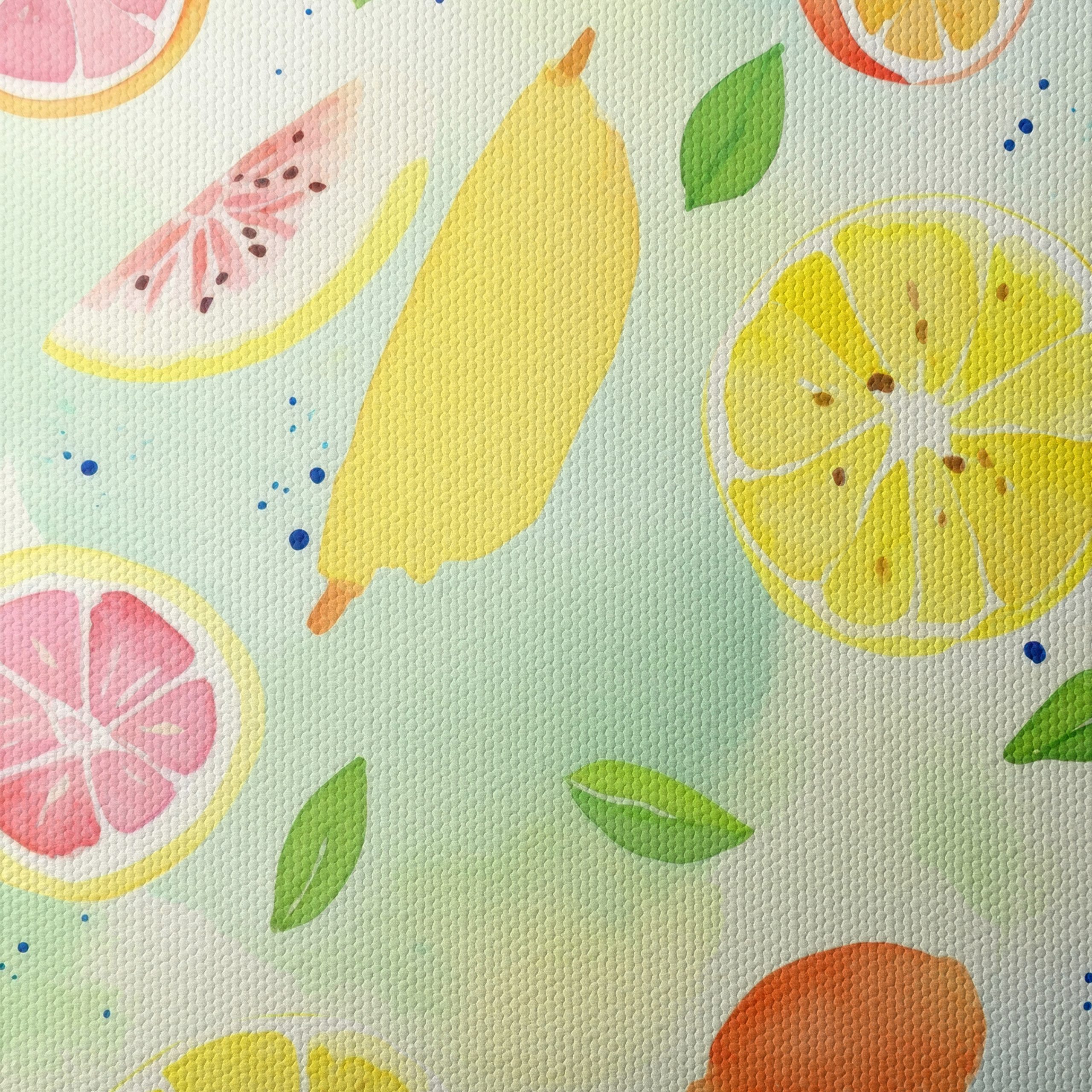Colorful Abstract Citrus Fruit Art Design - Image 4