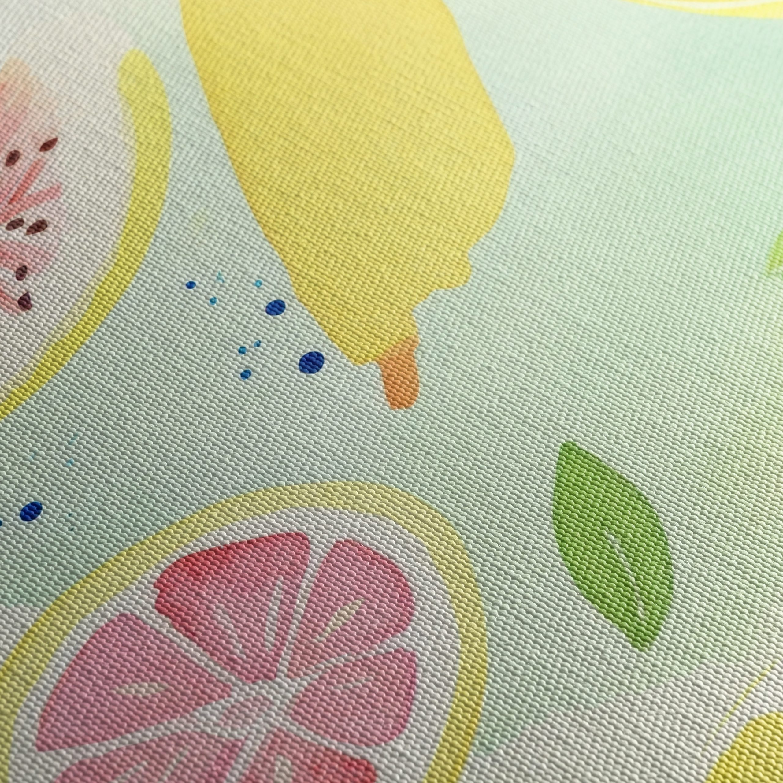 Colorful Abstract Citrus Fruit Art Design - Image 5