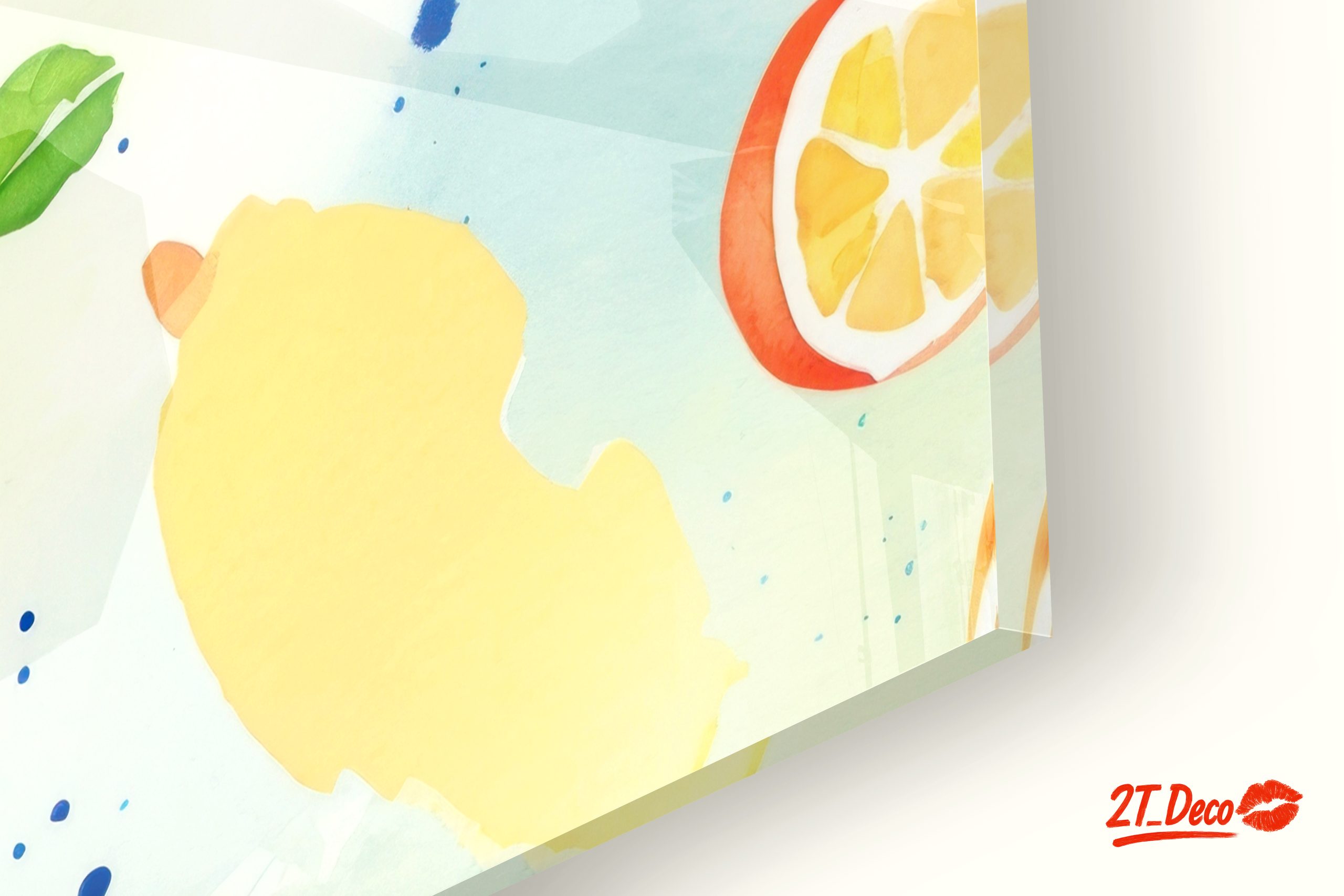 Colorful Abstract Citrus Fruit Art Design - Image 9