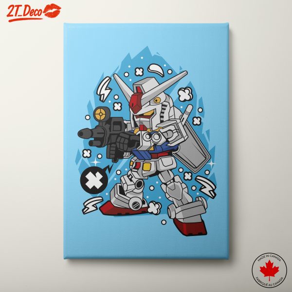 Gundam Character Art Illustration