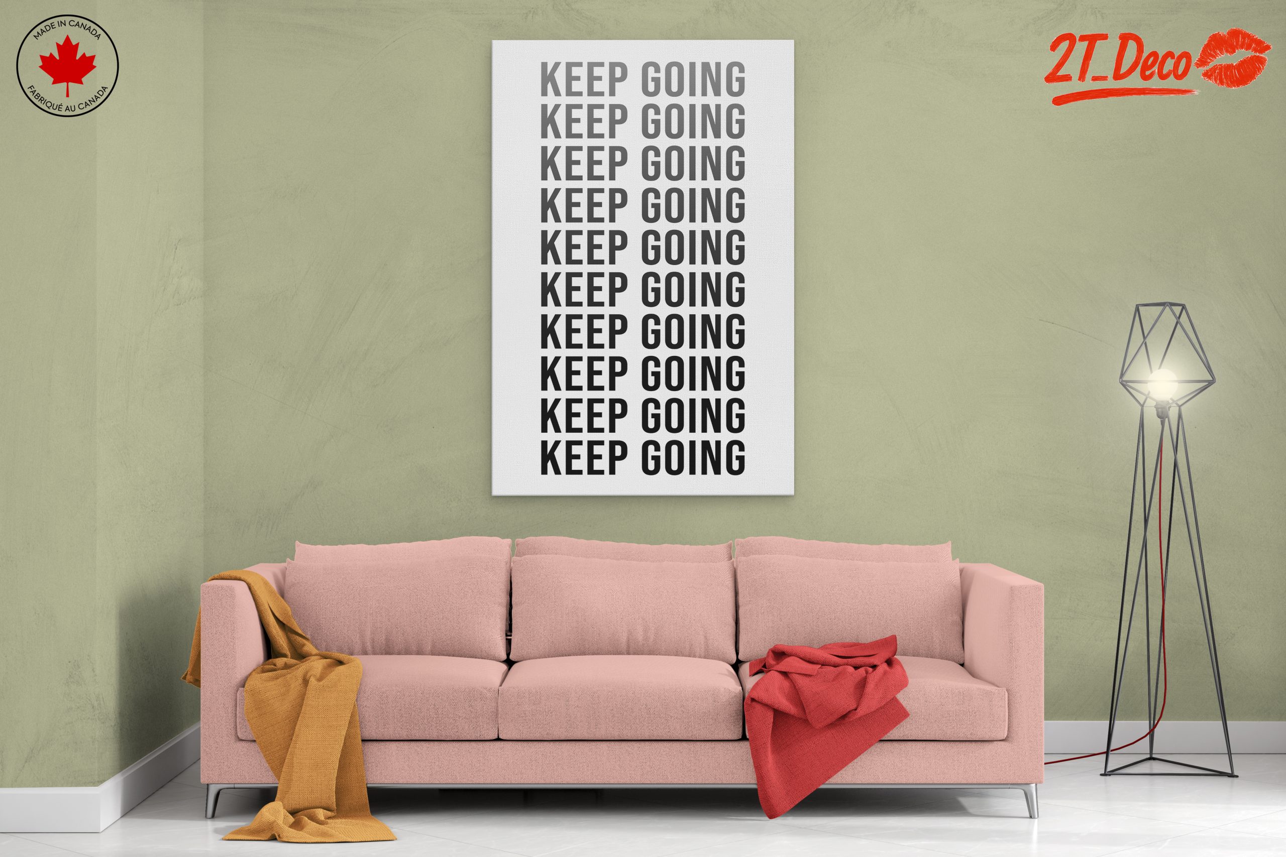 Keep Going Motivational Wall Art - Image 2