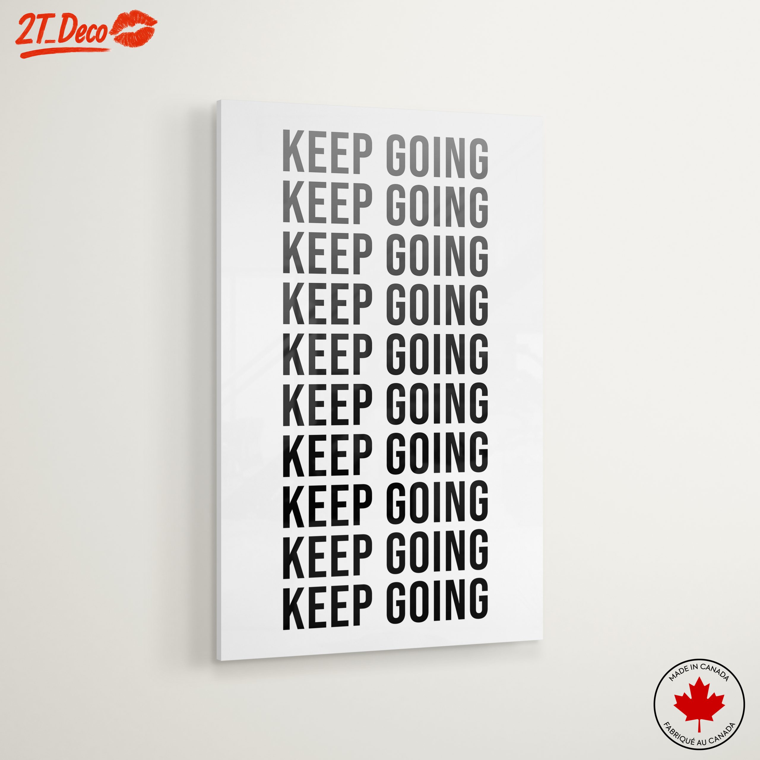 Keep Going Motivational Wall Art - Image 6