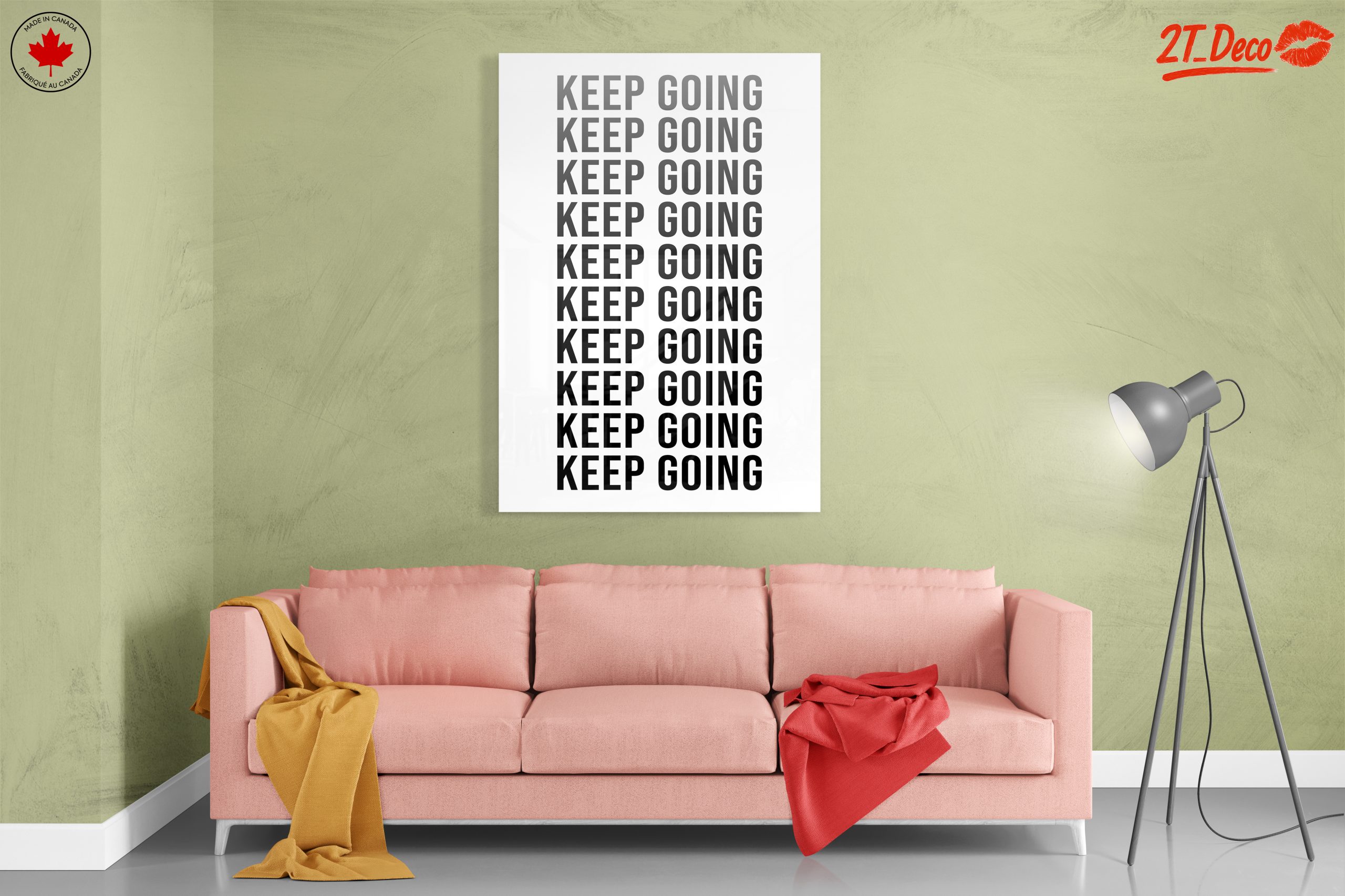Keep Going Motivational Wall Art - Image 7