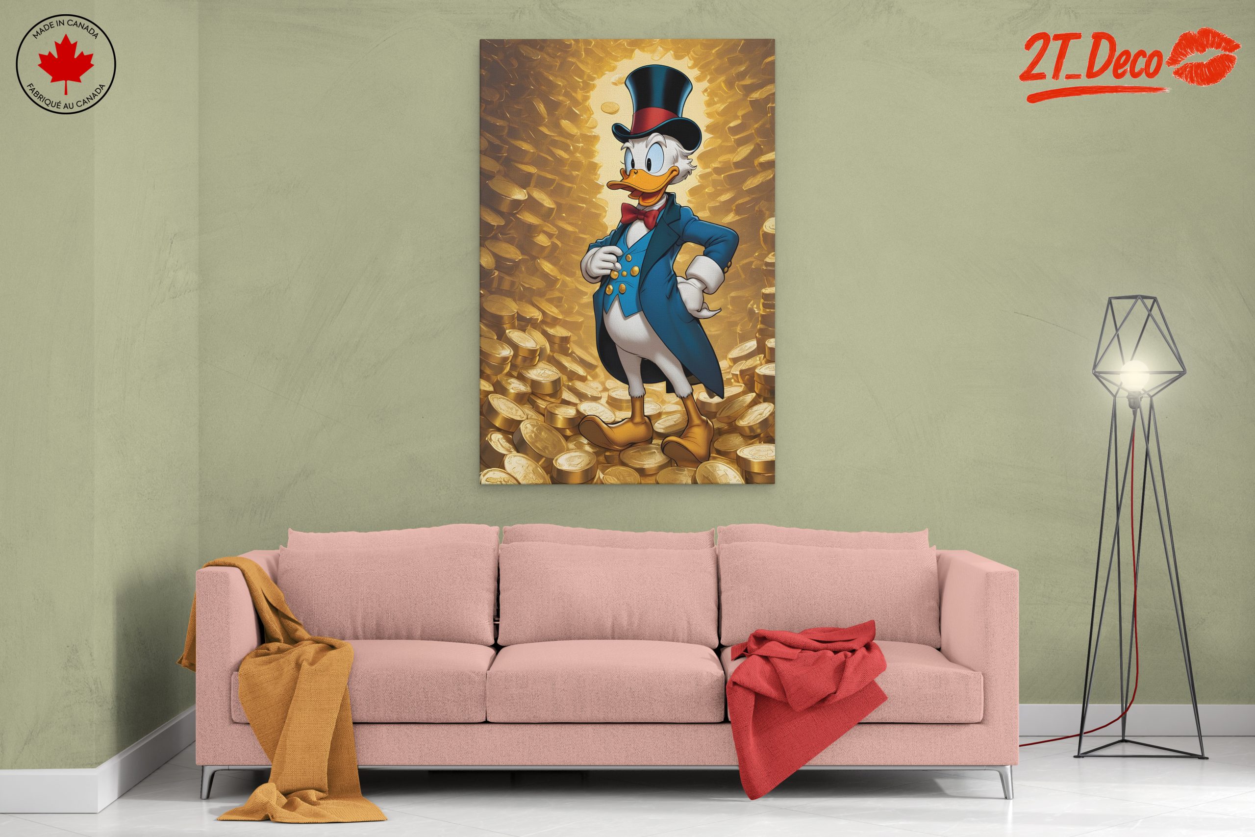 Scrooge McDuck Surrounded by Gold Coins 2 - Image 2