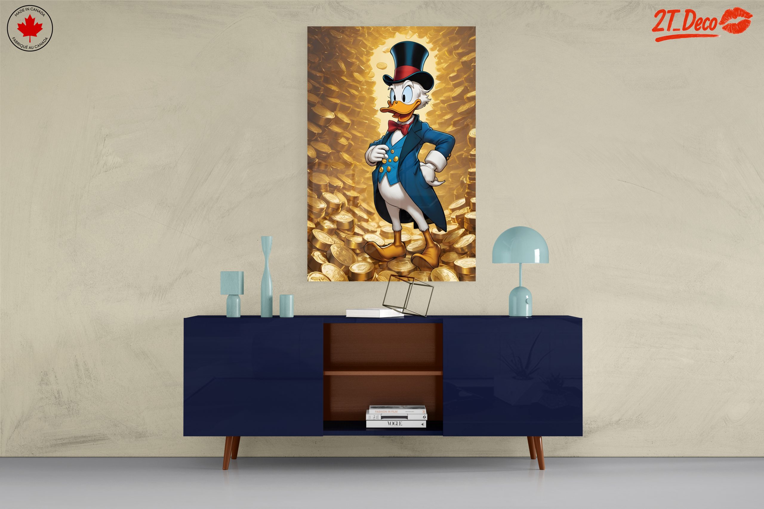 Scrooge McDuck Surrounded by Gold Coins 2 - Image 8