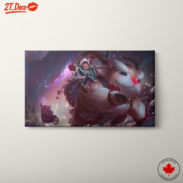 Joyful Anime Character Riding a Giant Creature