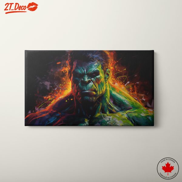Dynamic Hulk Artwork Featuring Vivid Colors