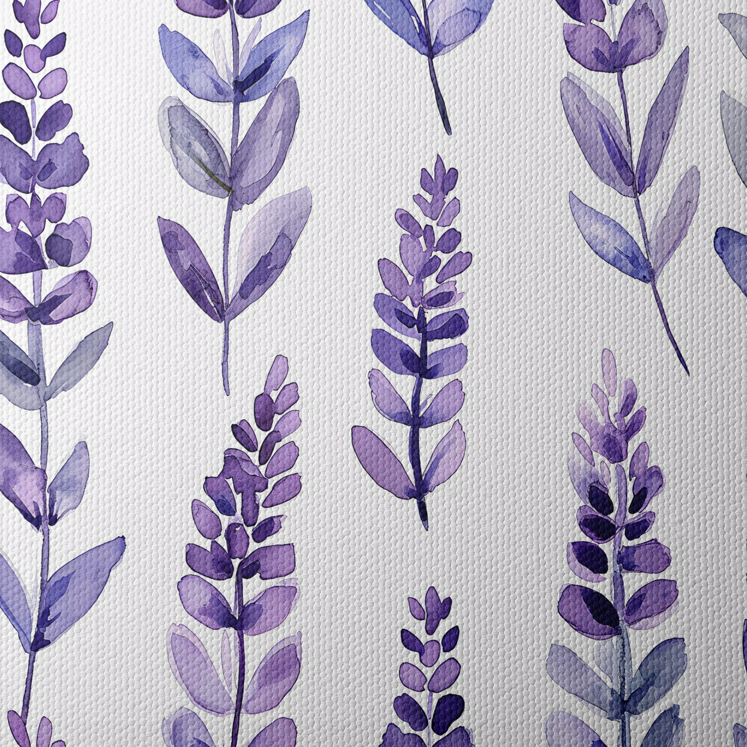 Lavender Botanical Leaf Art - Image 4