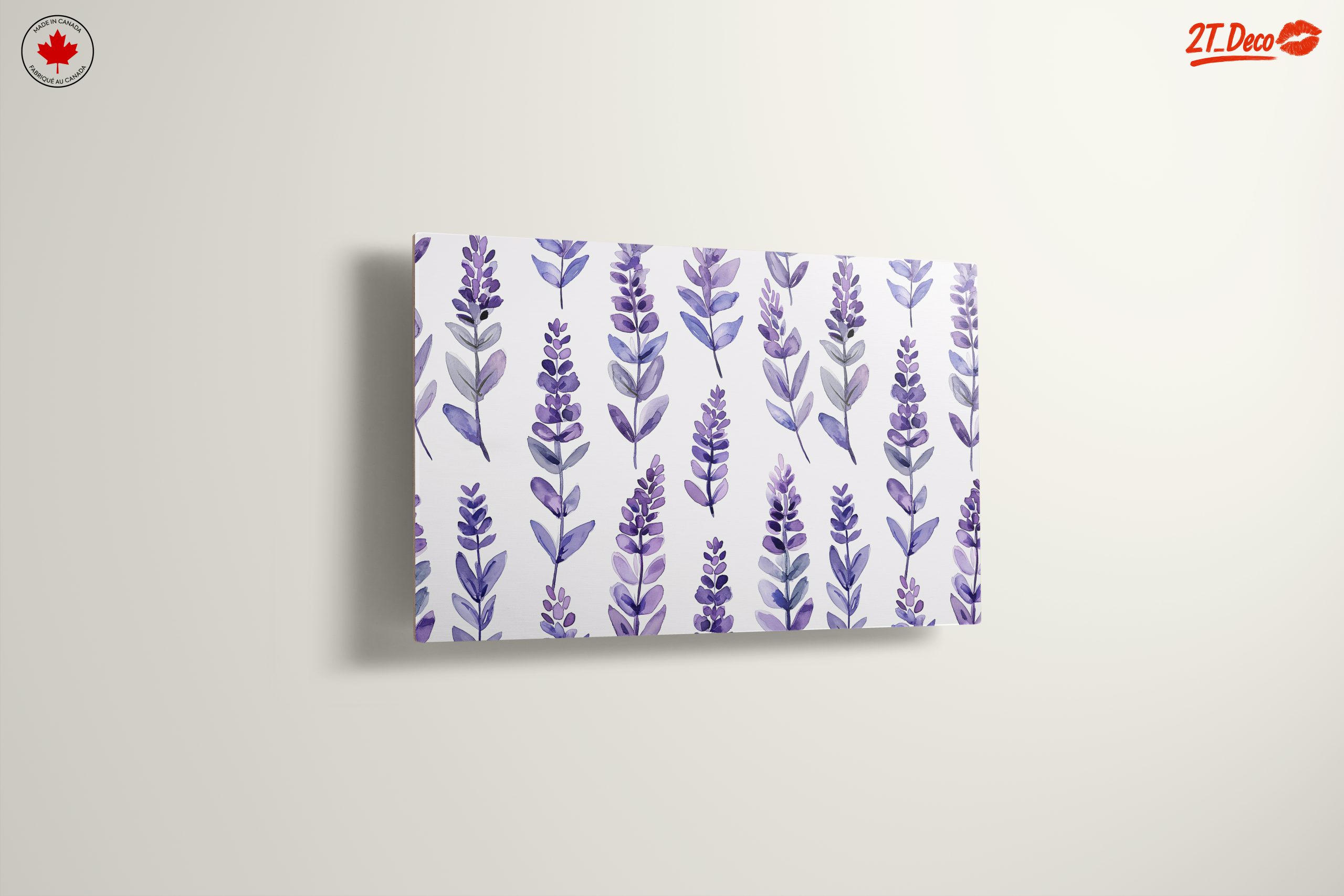Lavender Botanical Leaf Art - Image 13