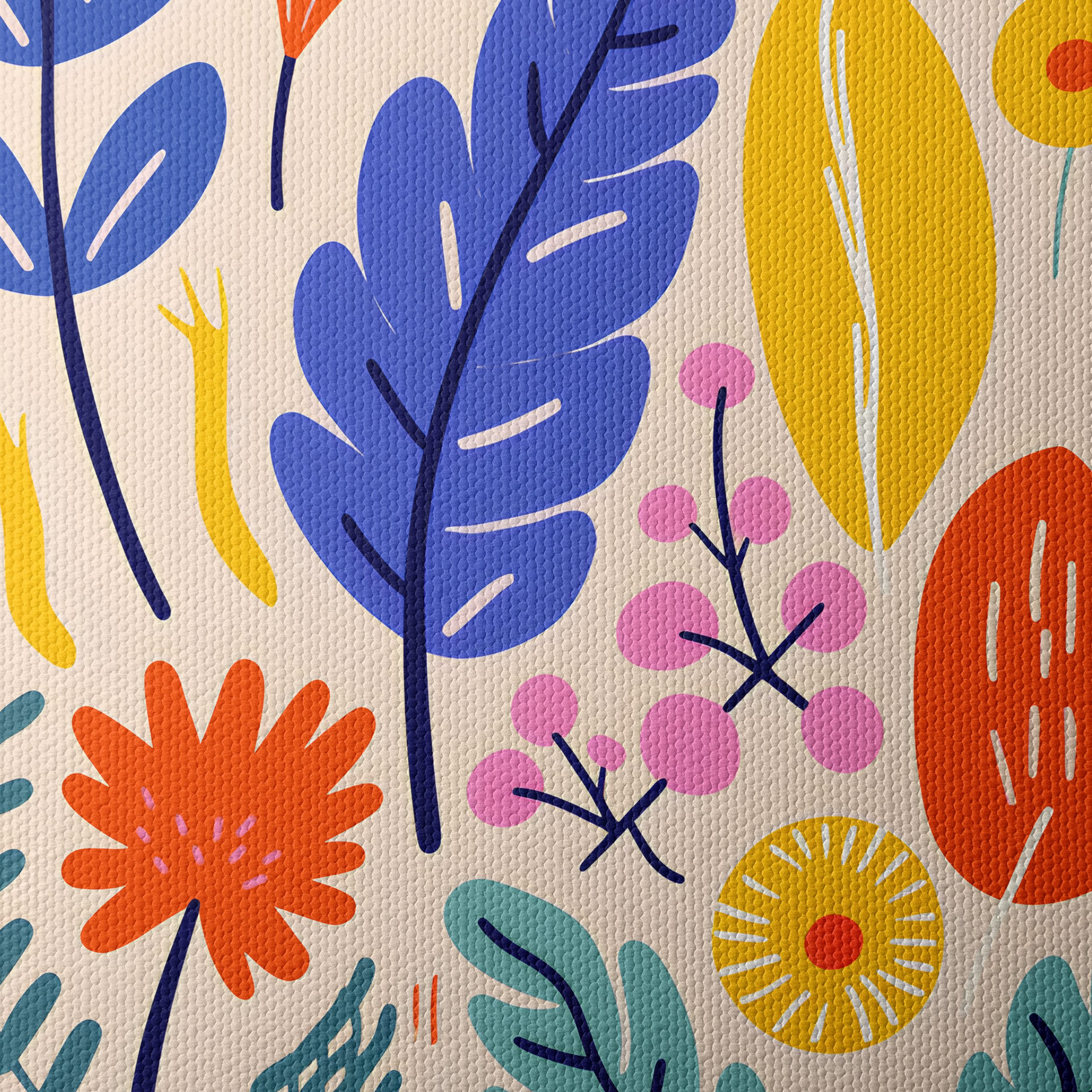 Vibrant Botanical Abstract Art Design - Image 4