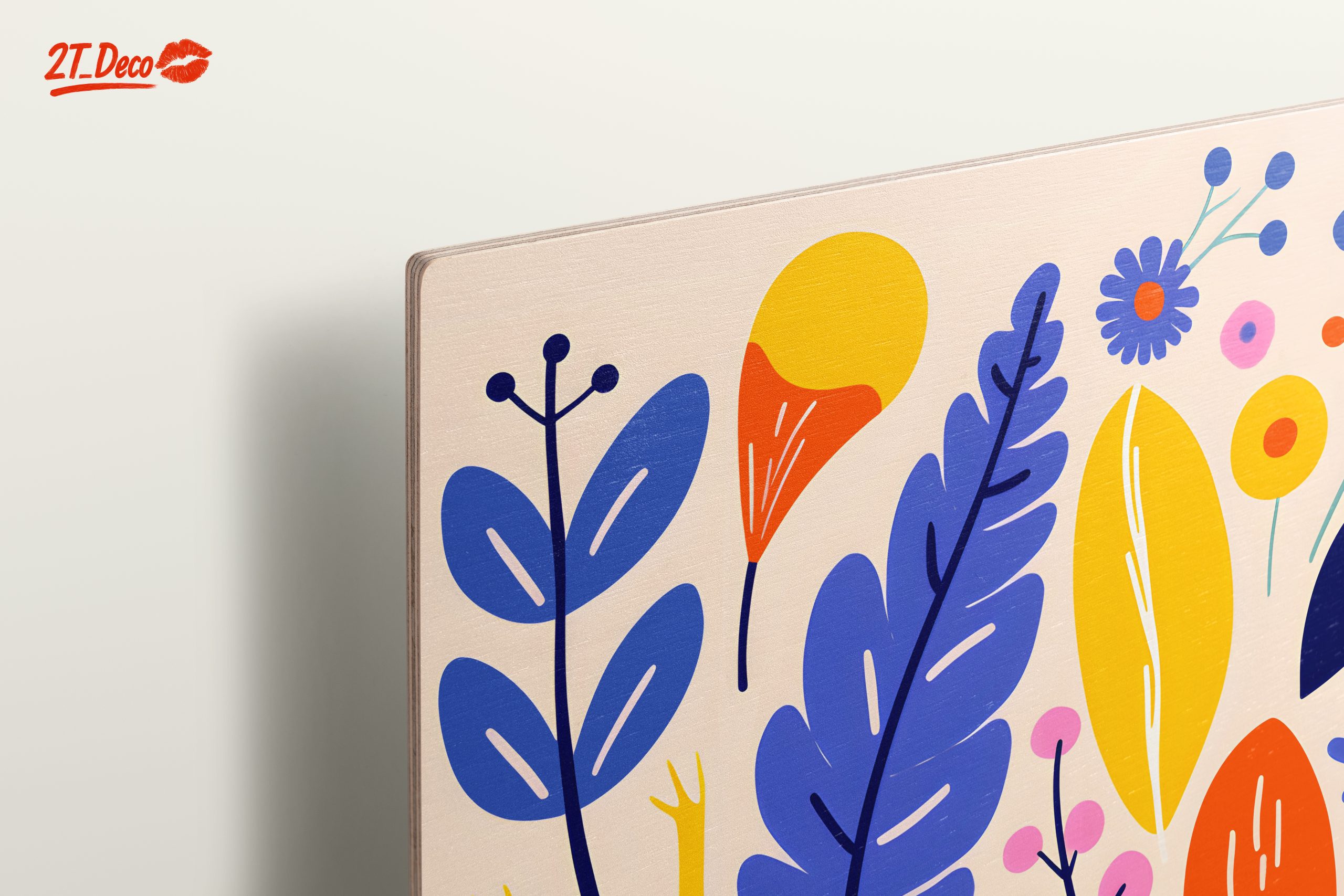 Vibrant Botanical Abstract Art Design - Image 15