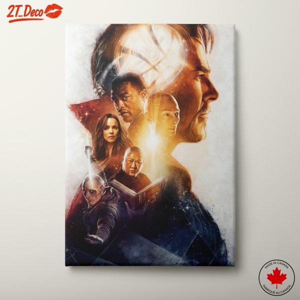 Marvel Doctor Strange Art Featuring Heroes and Magic