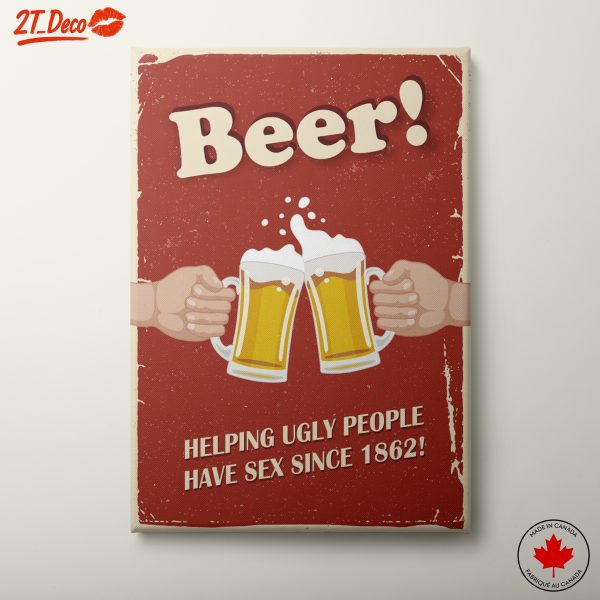 Beer Cheers Vintage Art