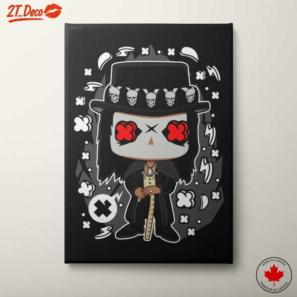 Funkos Character Art with Skull Details