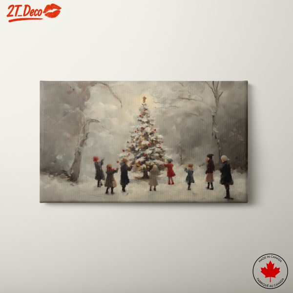 Charming Christmas Scene with Children