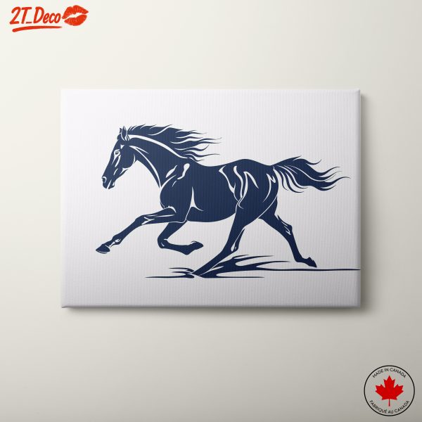 Dynamic Horse in Motion Artwork