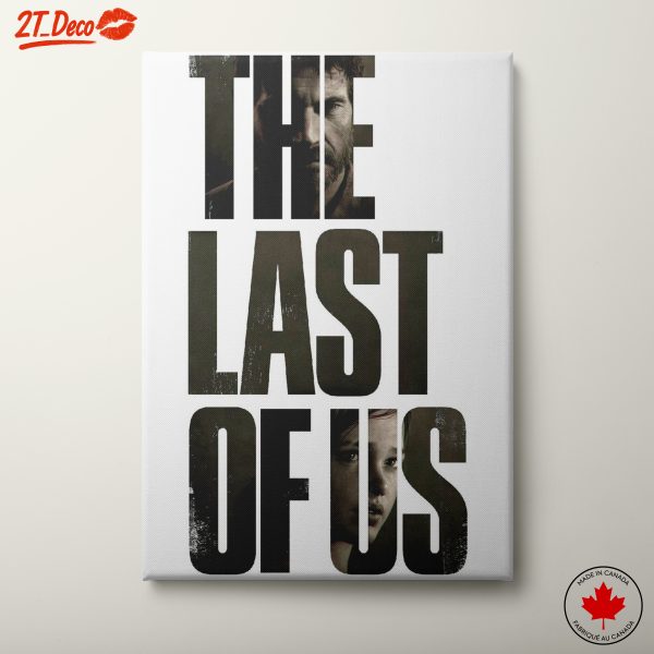 The Last Of Us Game Art Featuring Joel and Ellie