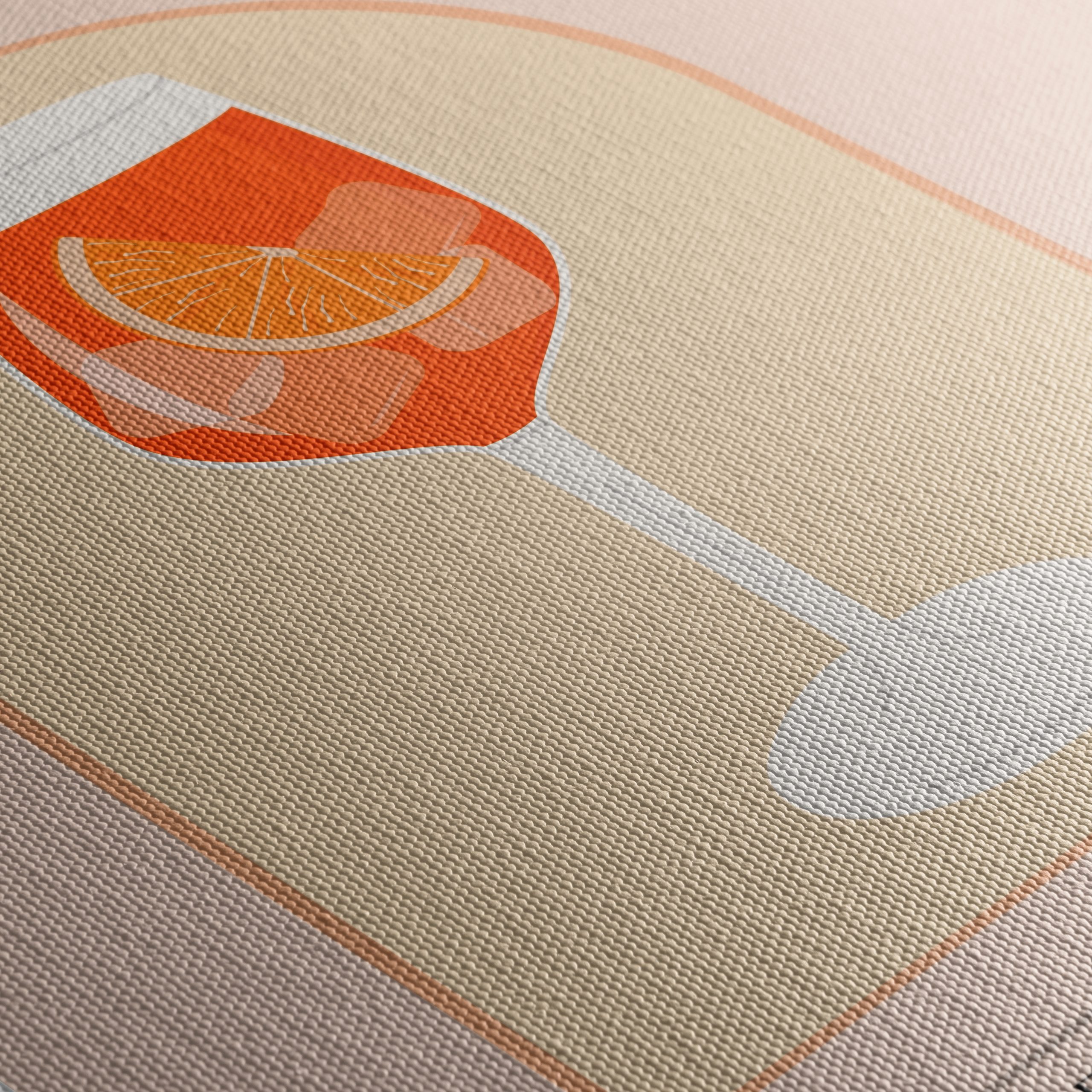 Aperol Spritz Cocktail Art Illustration - Image 5