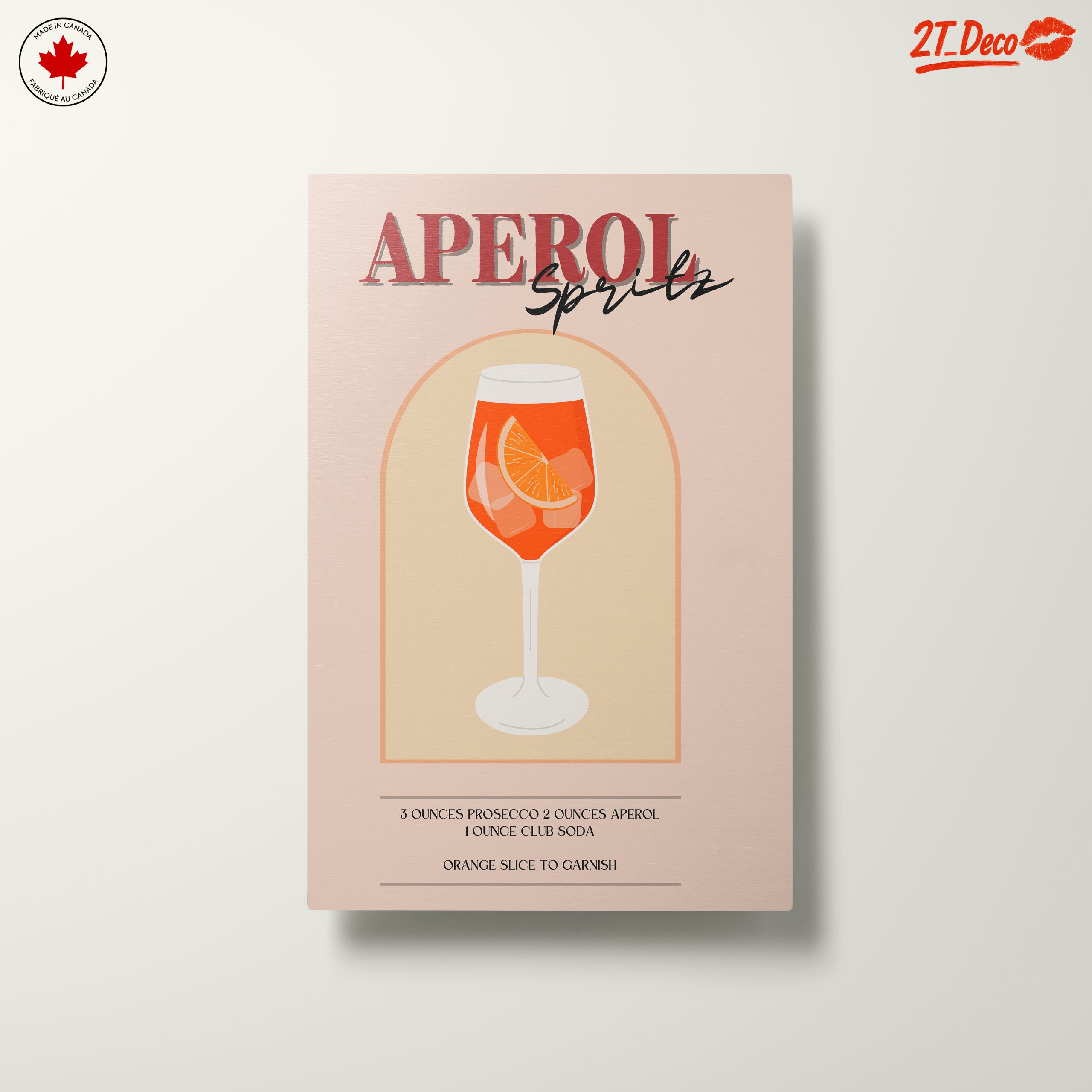 Aperol Spritz Cocktail Art Illustration - Image 10