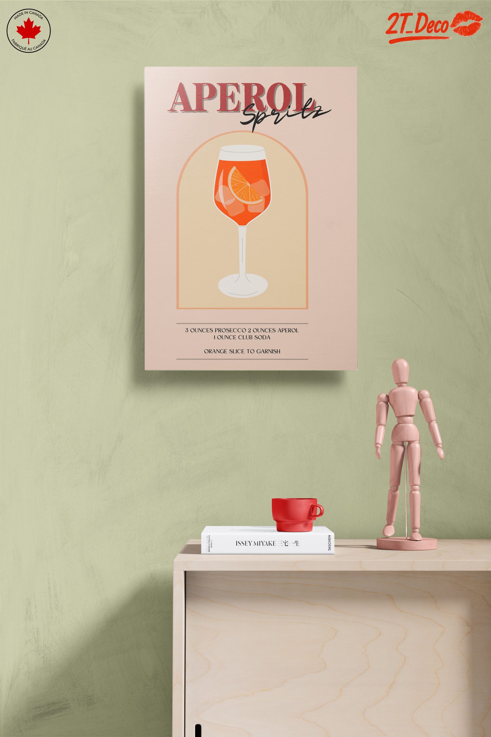 Aperol Spritz Cocktail Art Illustration - Image 14