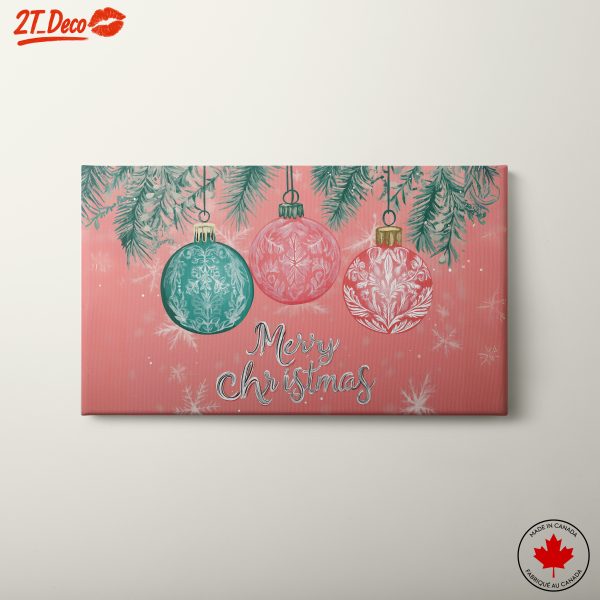 Merry Christmas Ornaments Art