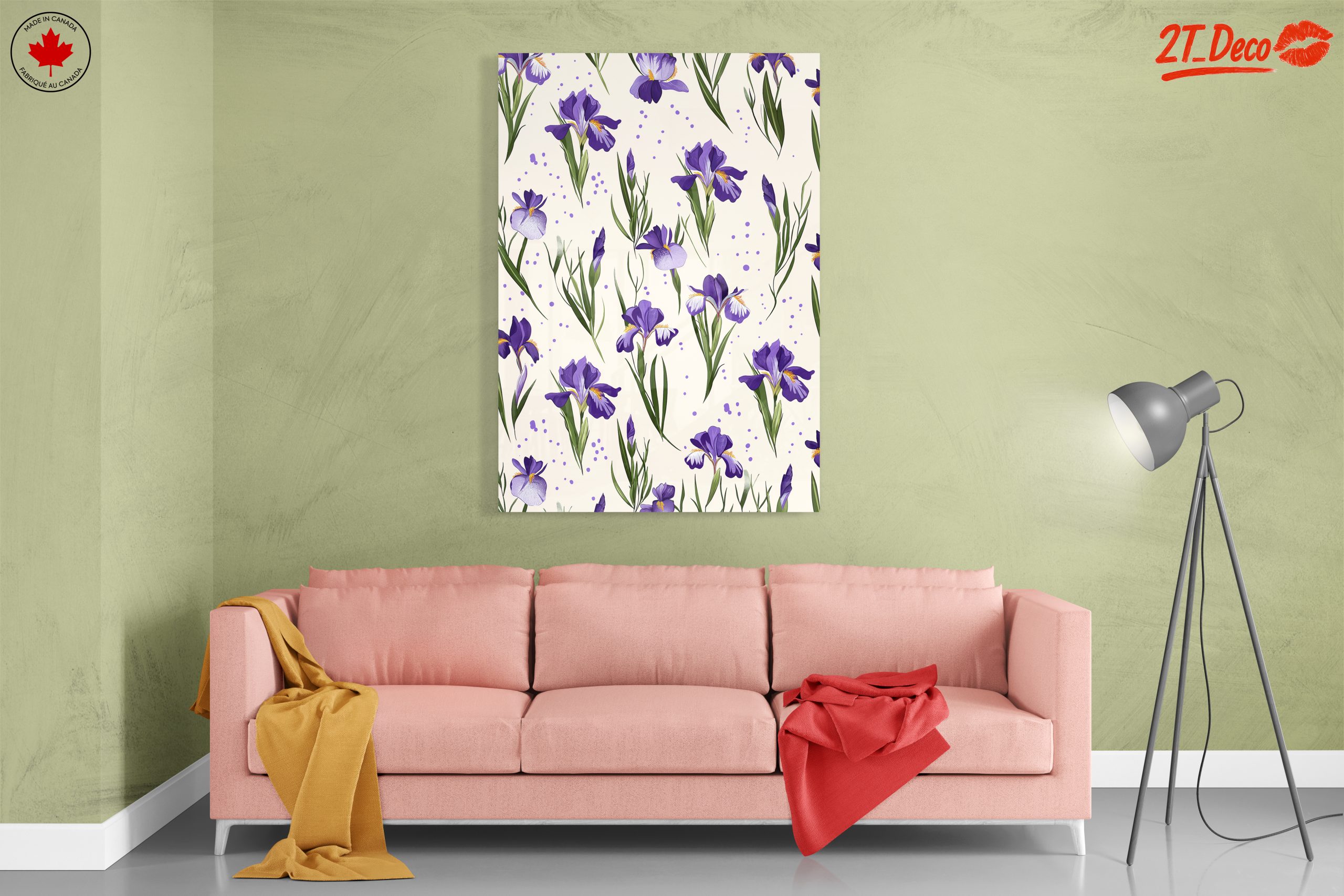 Irises Floral Art for Home Decor - Image 7
