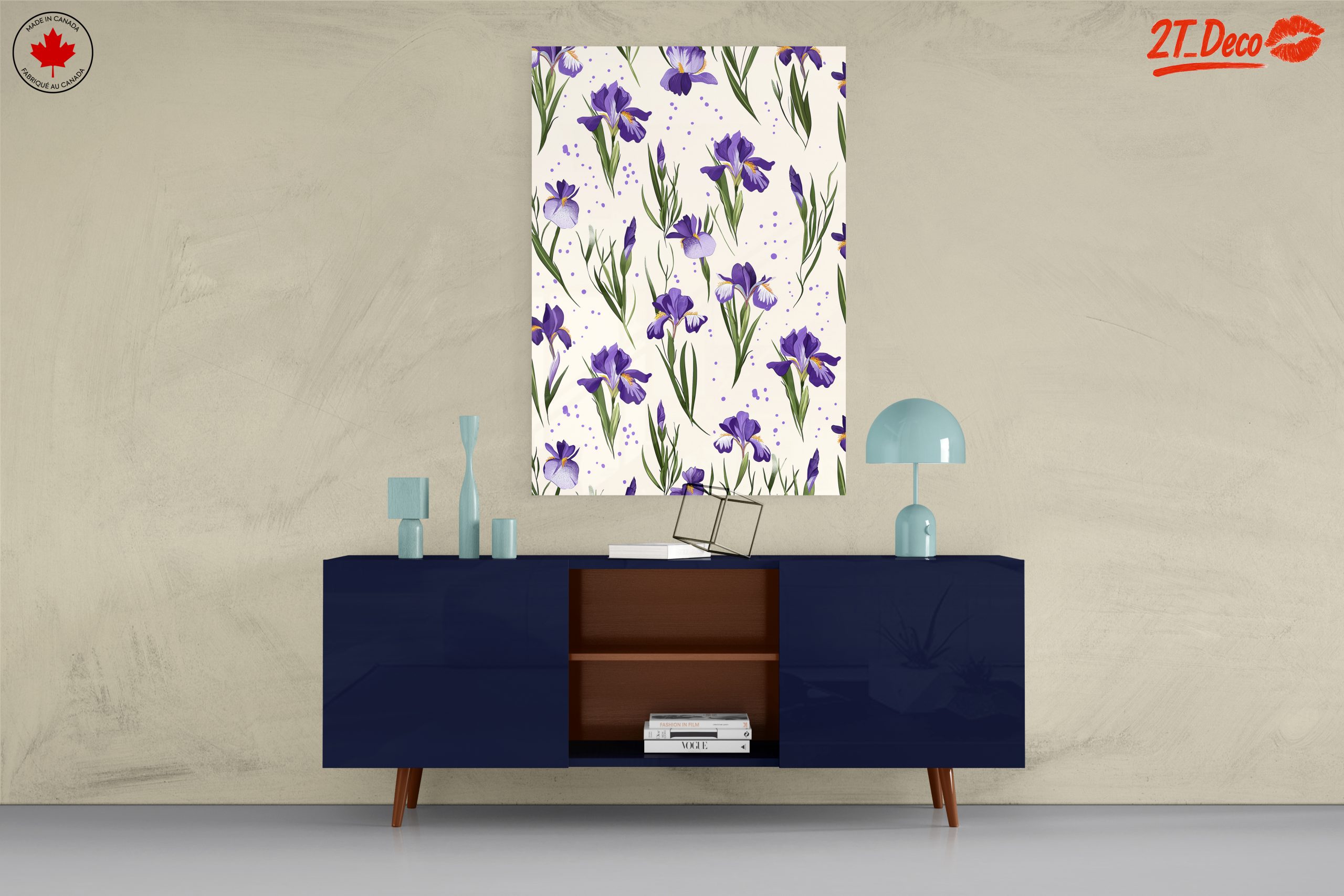 Irises Floral Art for Home Decor - Image 8