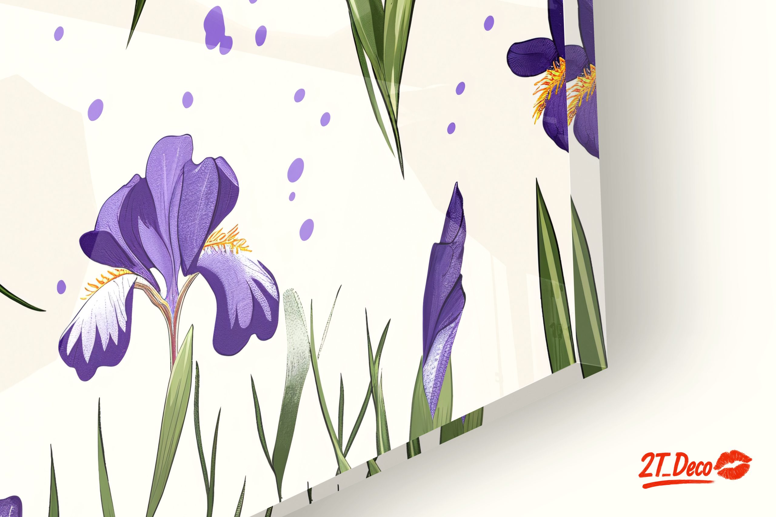 Irises Floral Art for Home Decor - Image 9