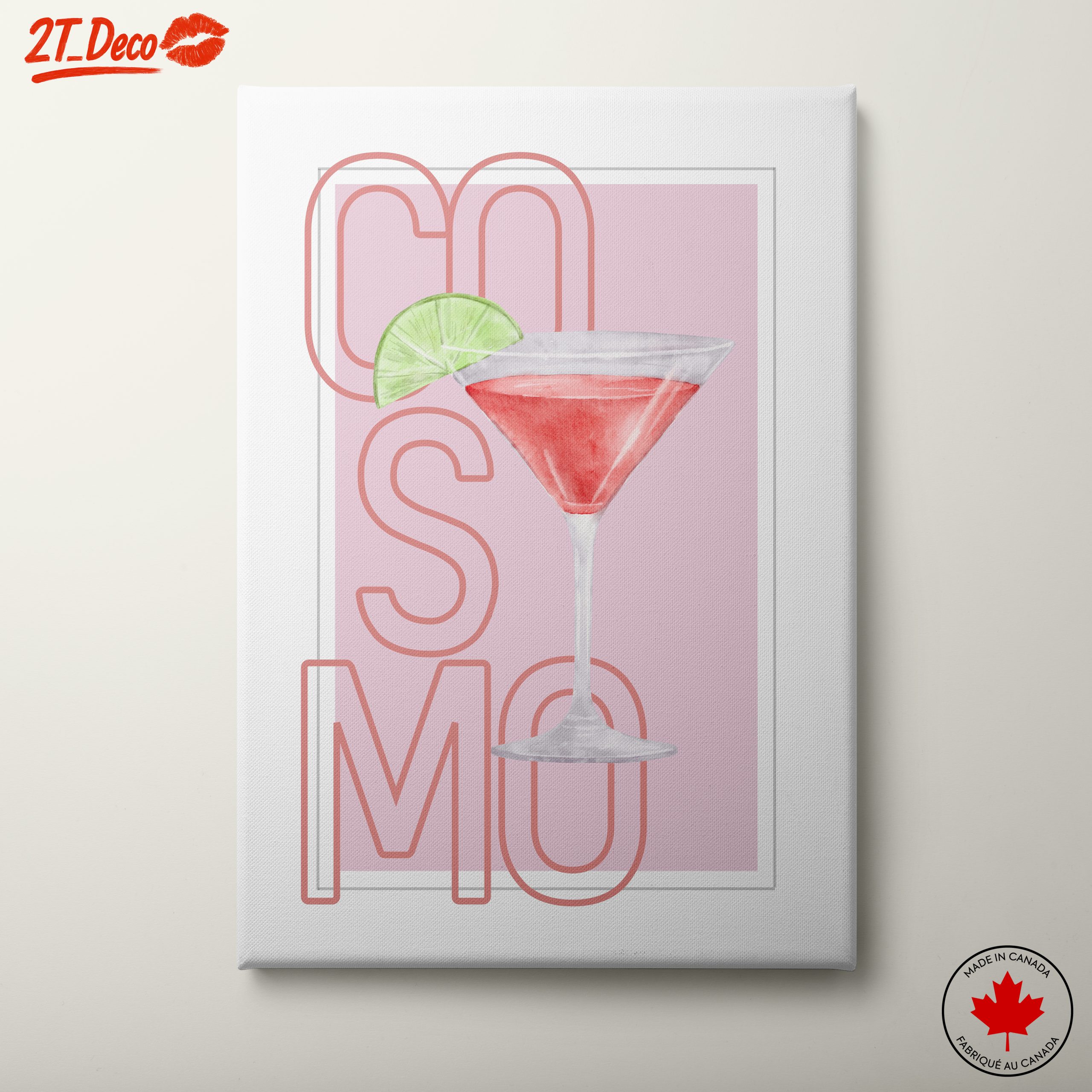 Cosmopolitan Cocktail Art 2