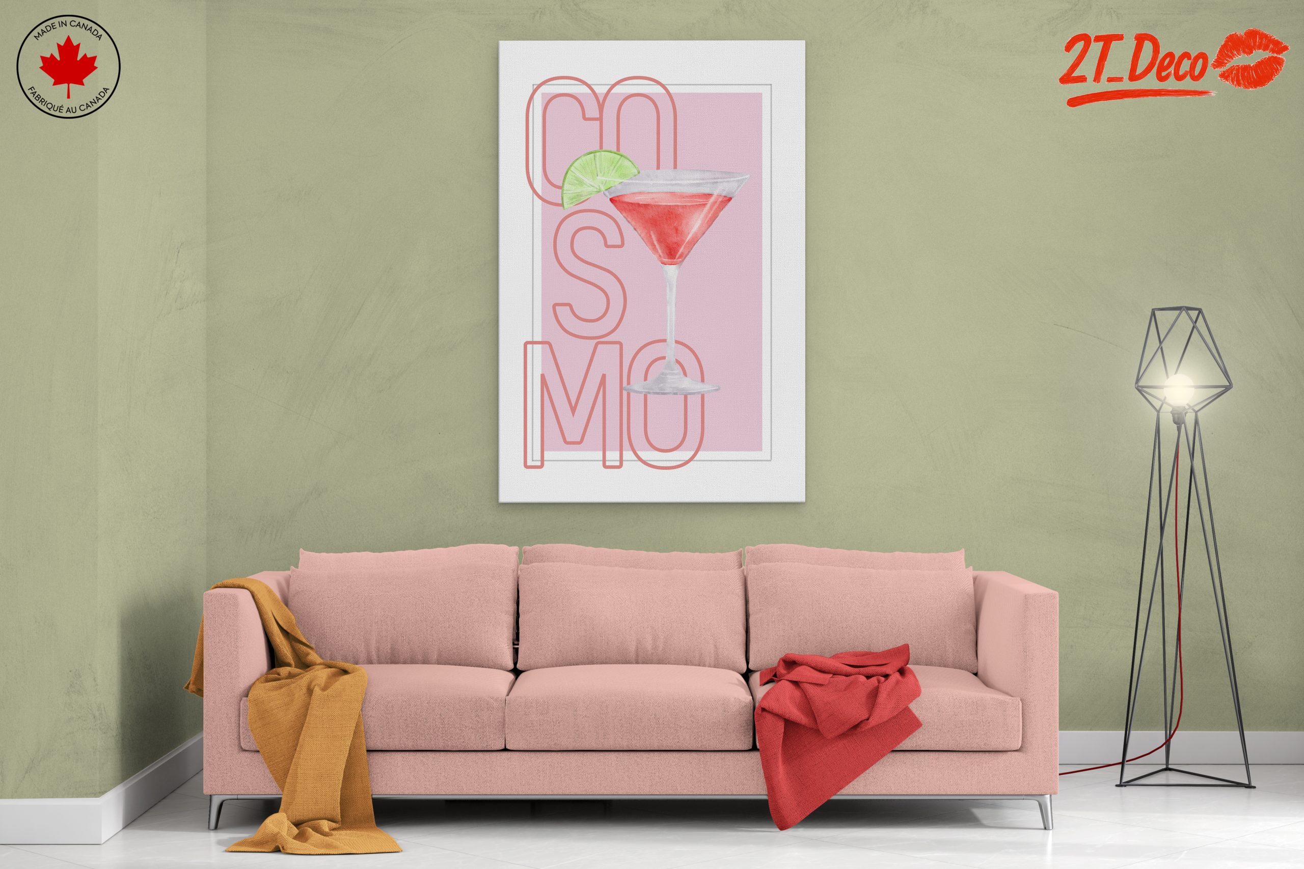 Cosmopolitan Cocktail Art 2 - Image 2