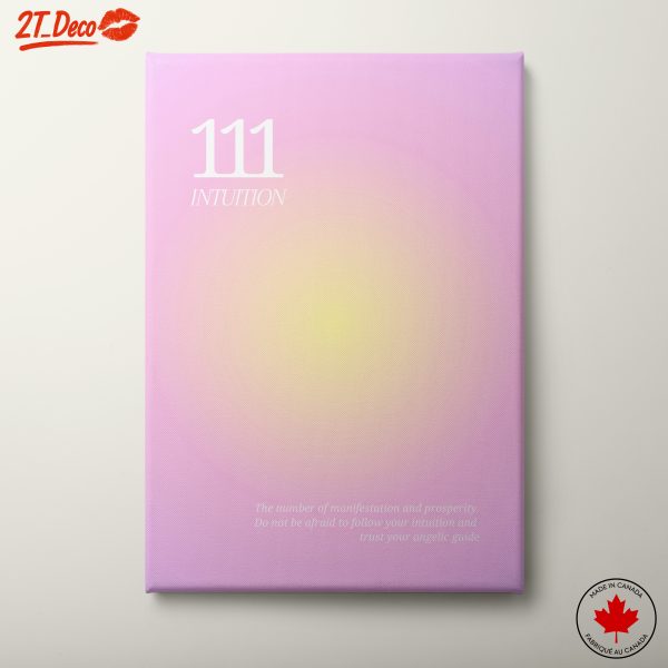 111 Intuition Inspirational Typography Art