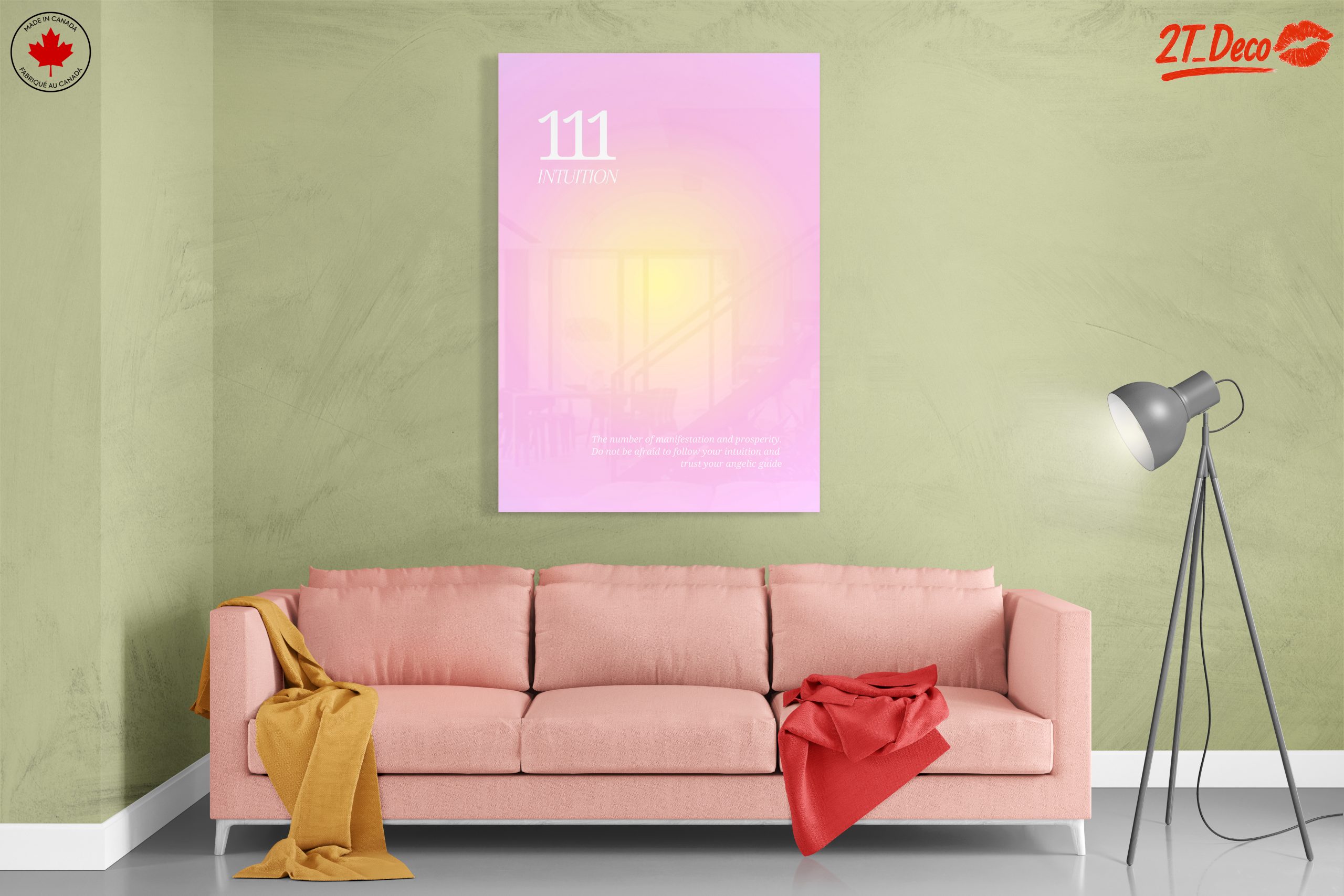 111 Intuition Inspirational Typography Art - Image 7