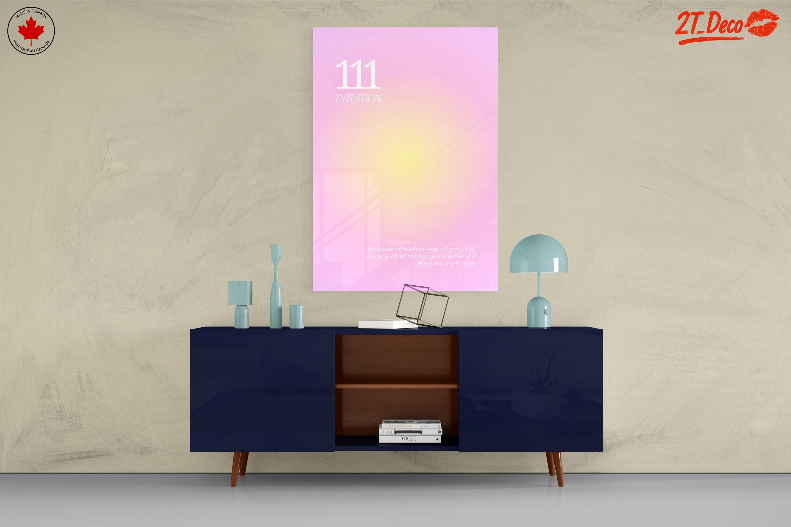 111 Intuition Inspirational Typography Art - Image 8