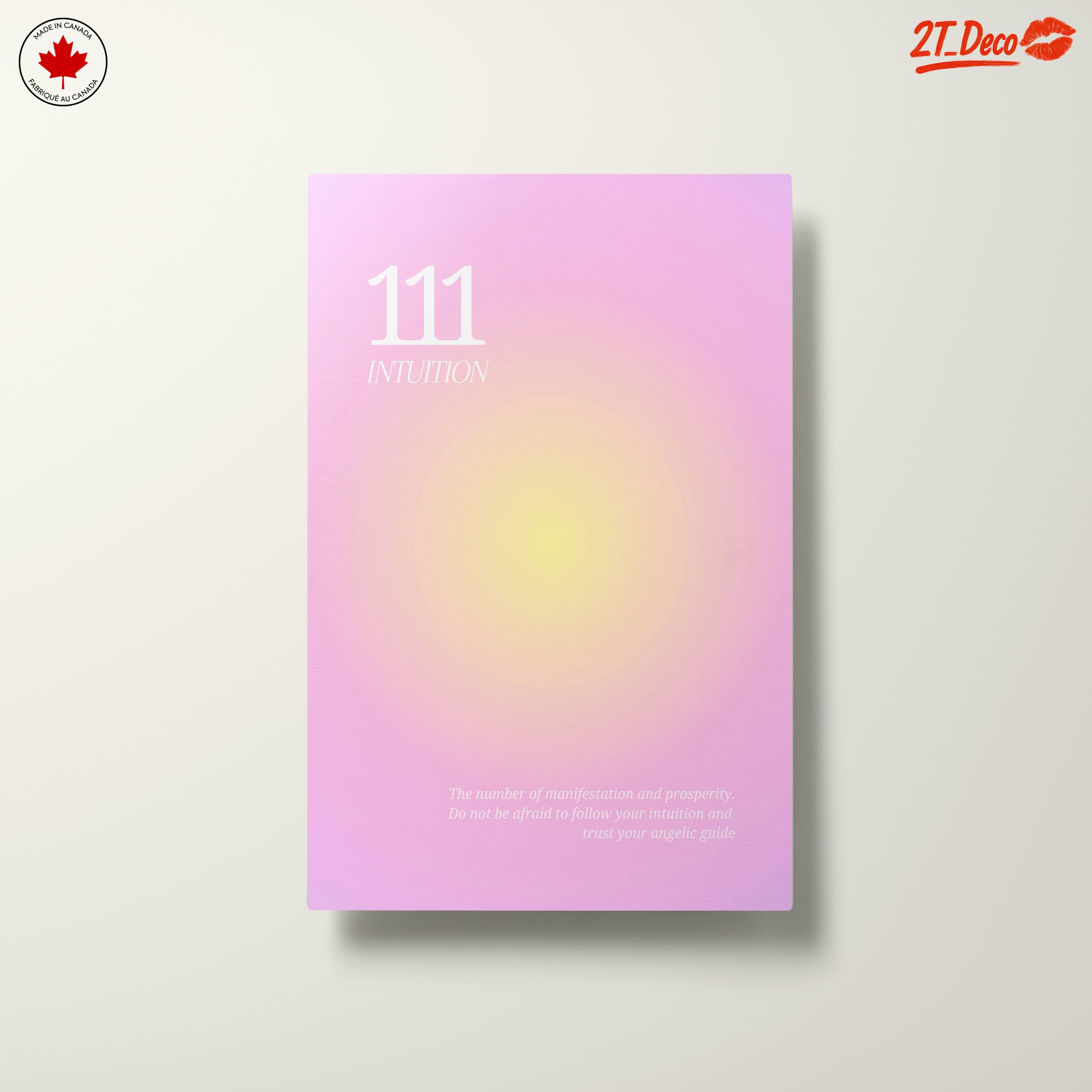 111 Intuition Inspirational Typography Art - Image 10