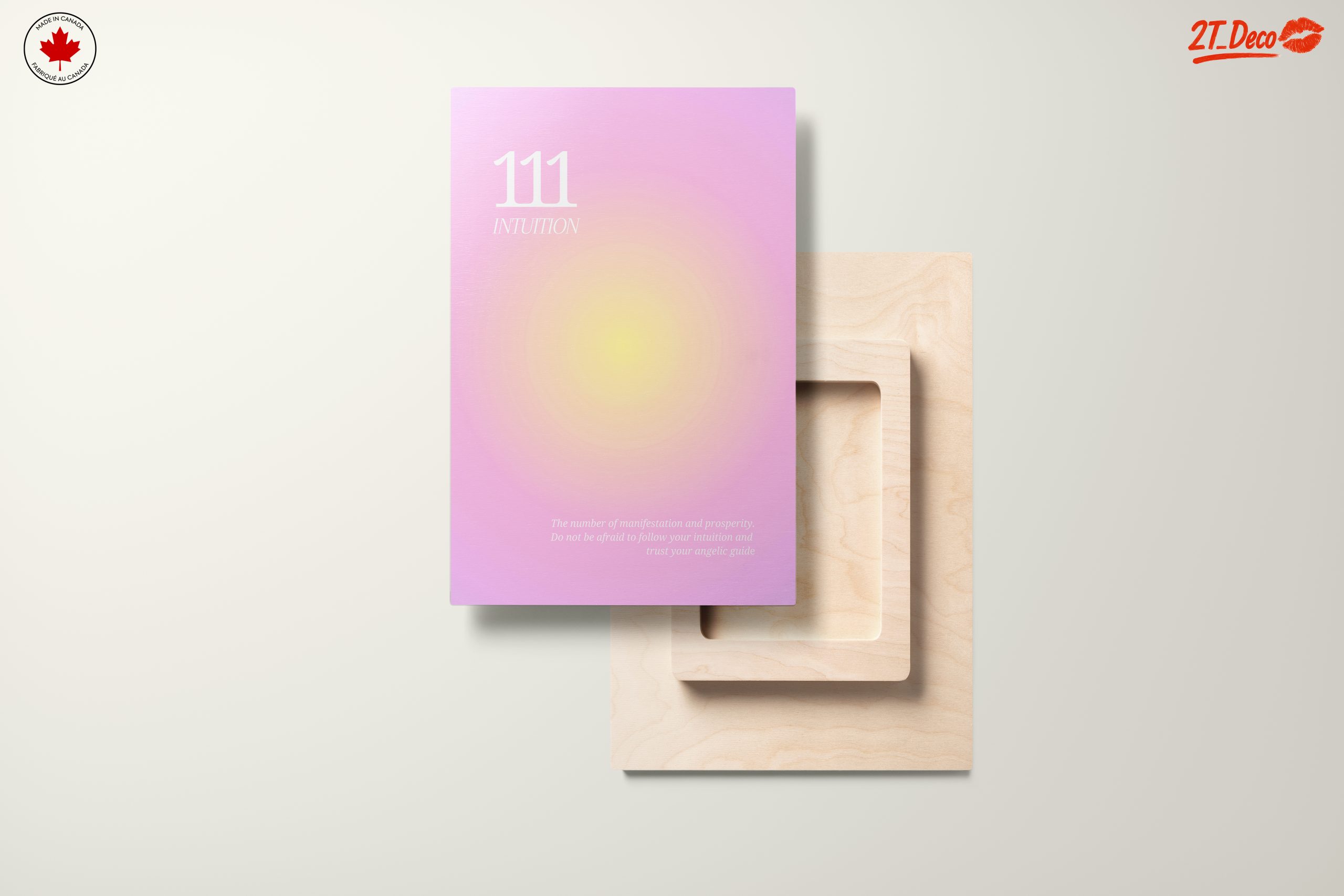 111 Intuition Inspirational Typography Art - Image 11