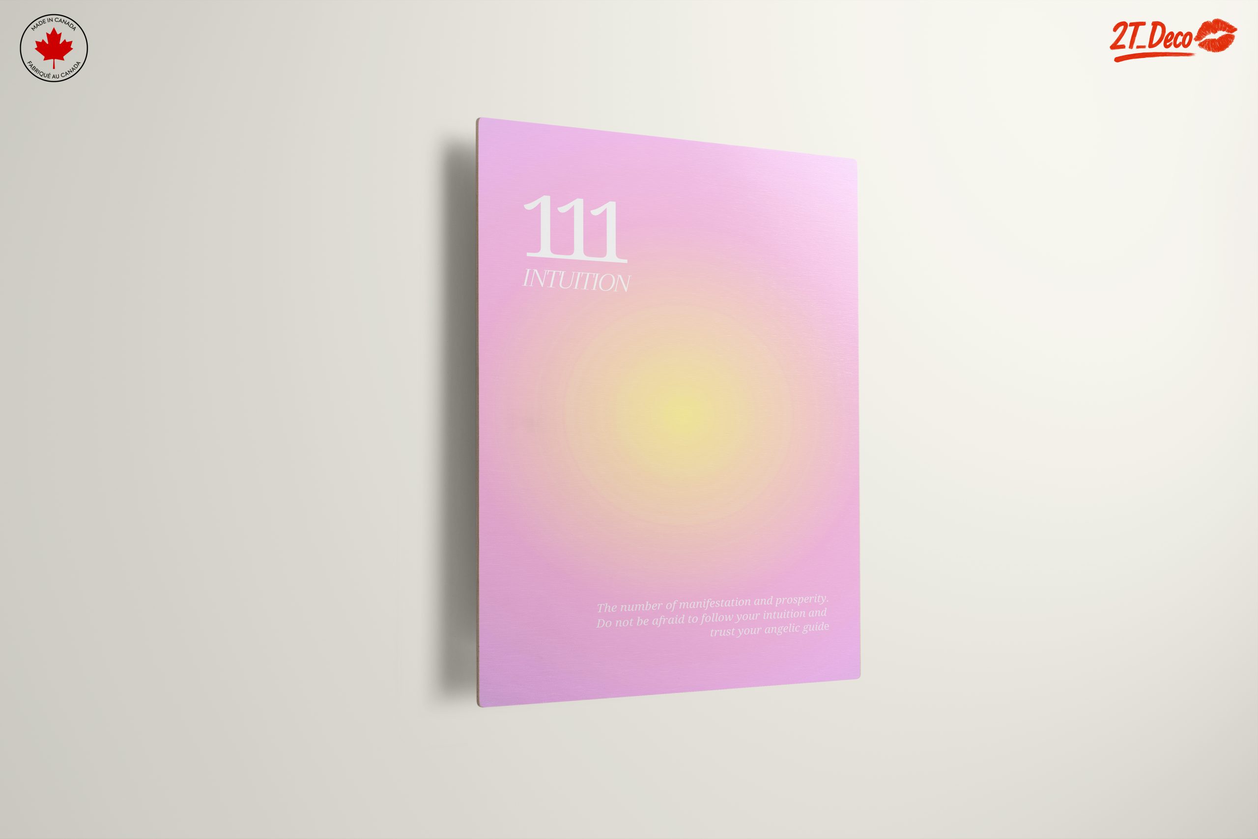 111 Intuition Inspirational Typography Art - Image 13