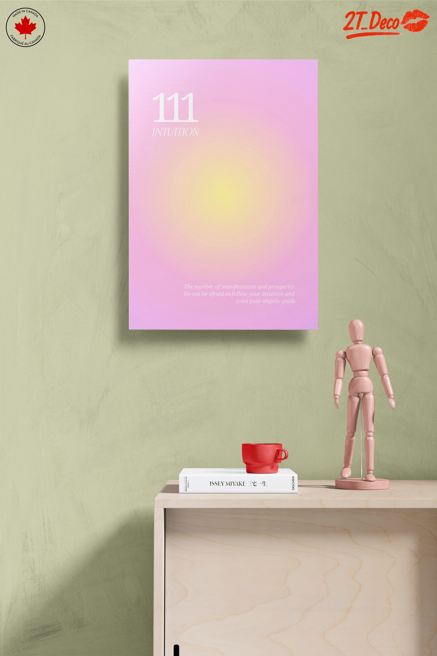 111 Intuition Inspirational Typography Art - Image 14