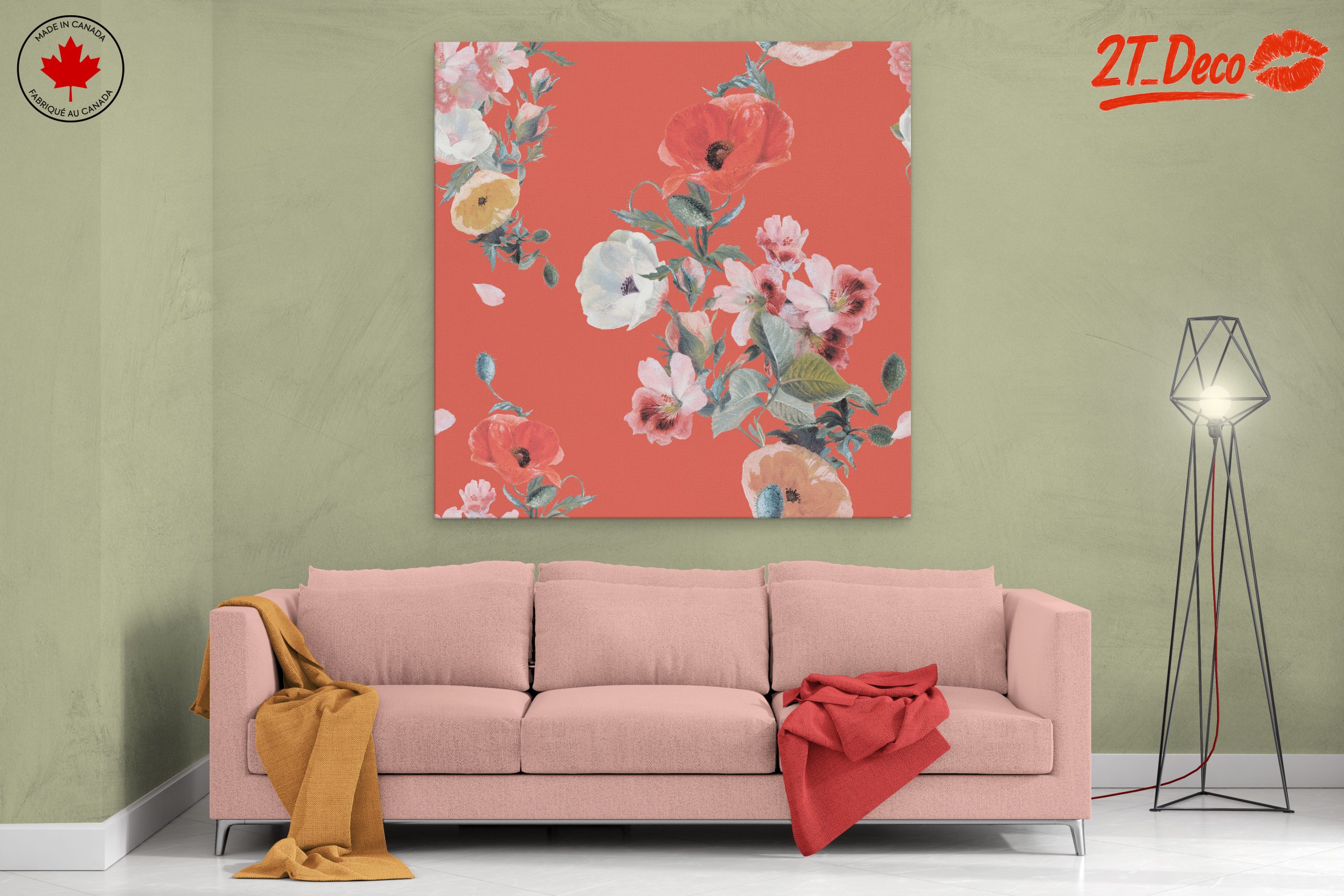Vibrant Botanical Floral Artwork 3 - Image 2