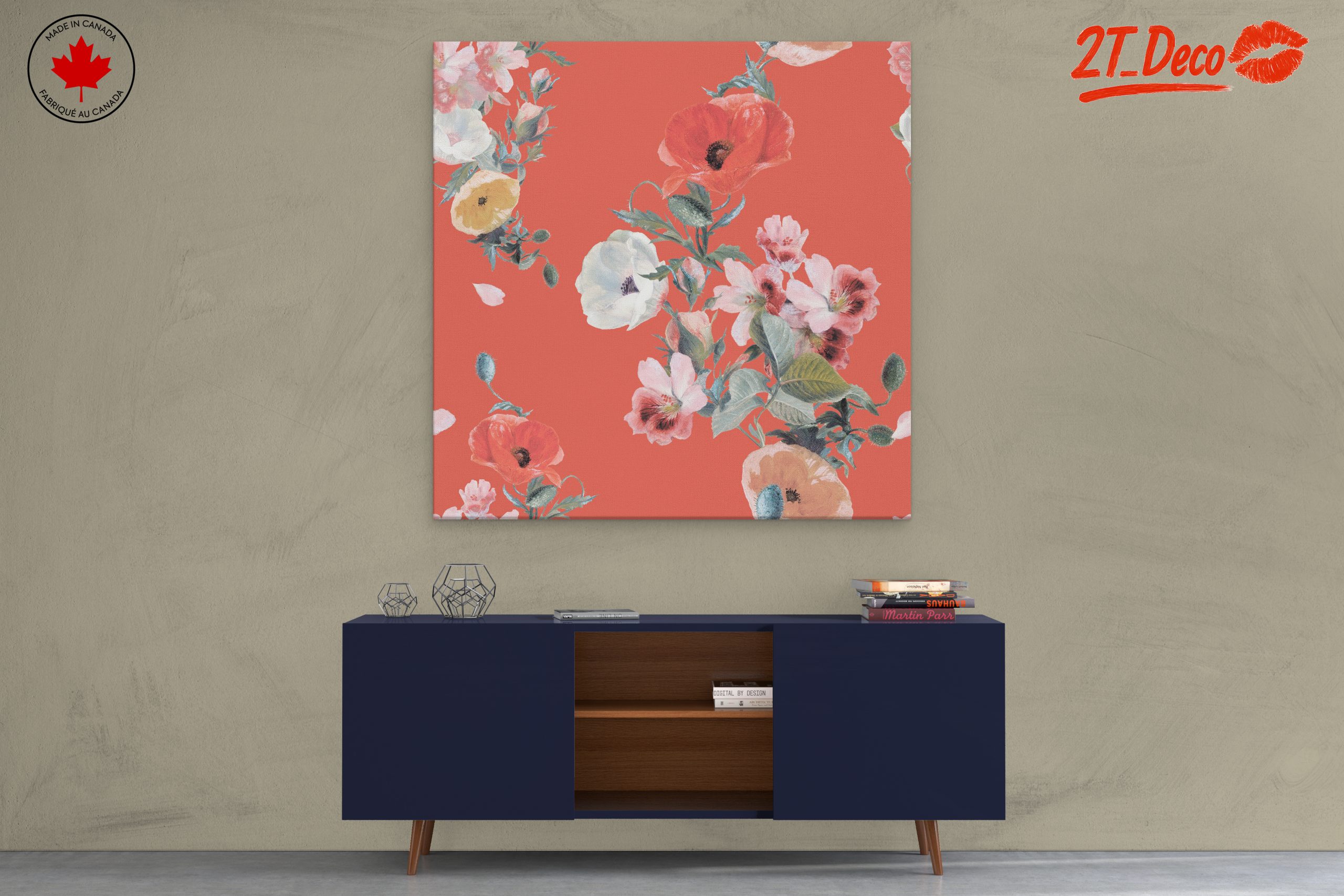 Vibrant Botanical Floral Artwork 3 - Image 3