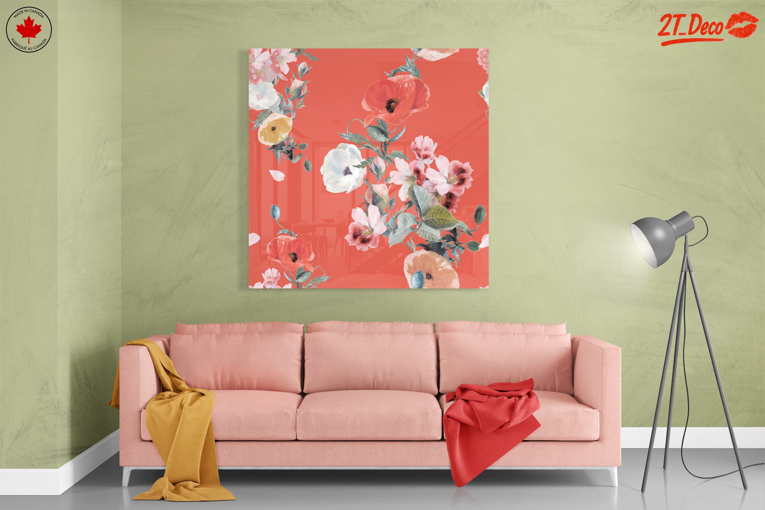 Vibrant Botanical Floral Artwork 3 - Image 7