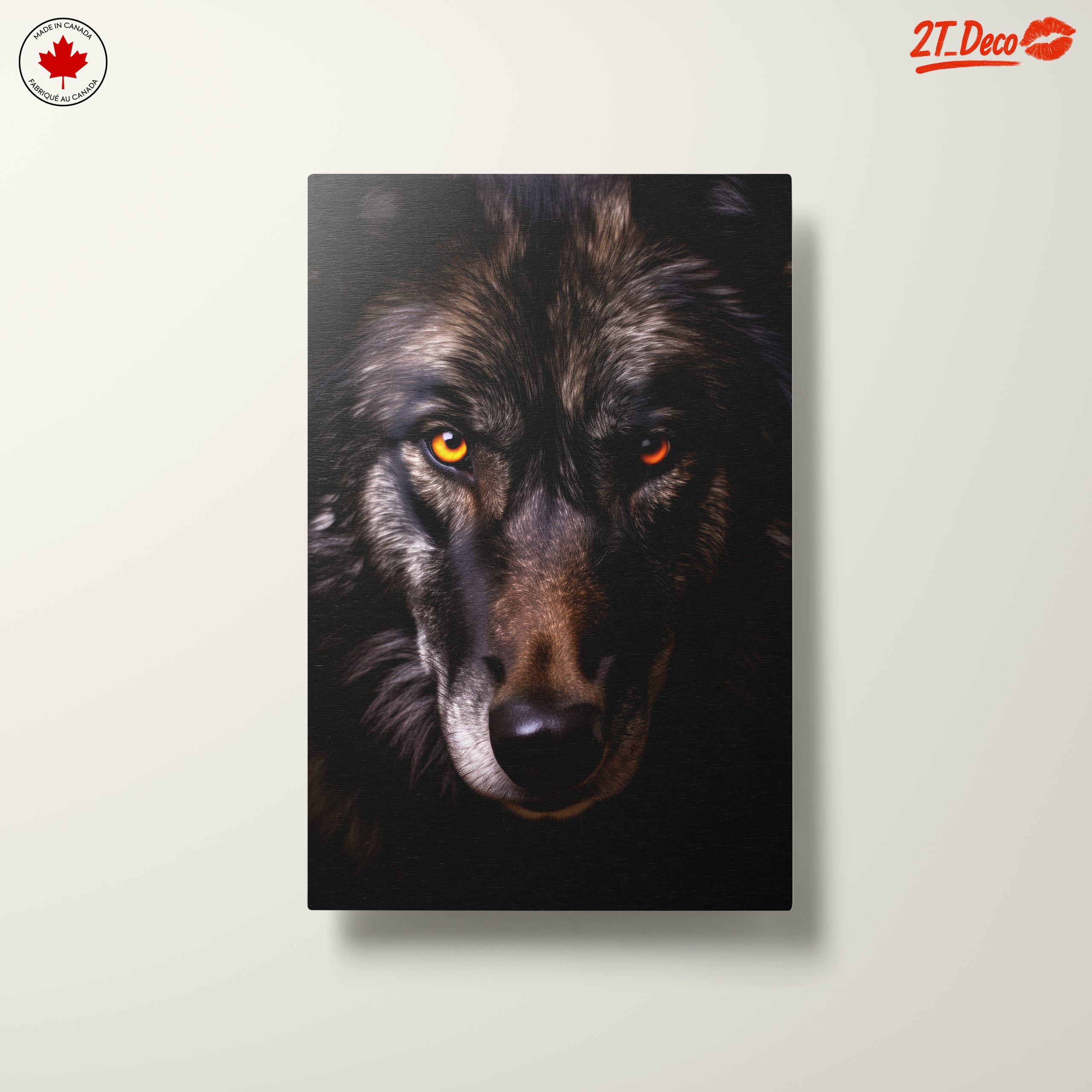 Wild Wolf Portrait with Striking Eyes - Image 10