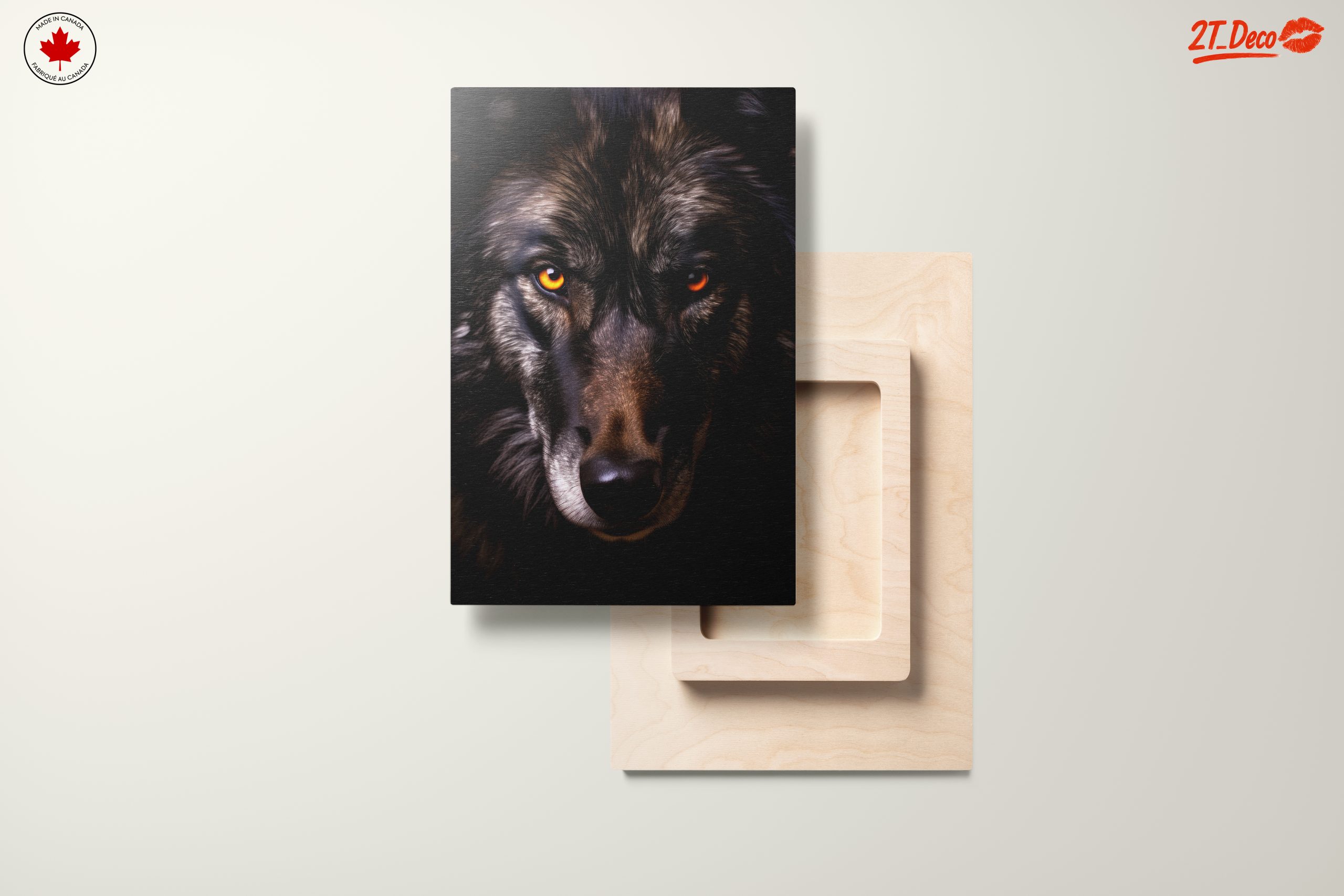 Wild Wolf Portrait with Striking Eyes - Image 11