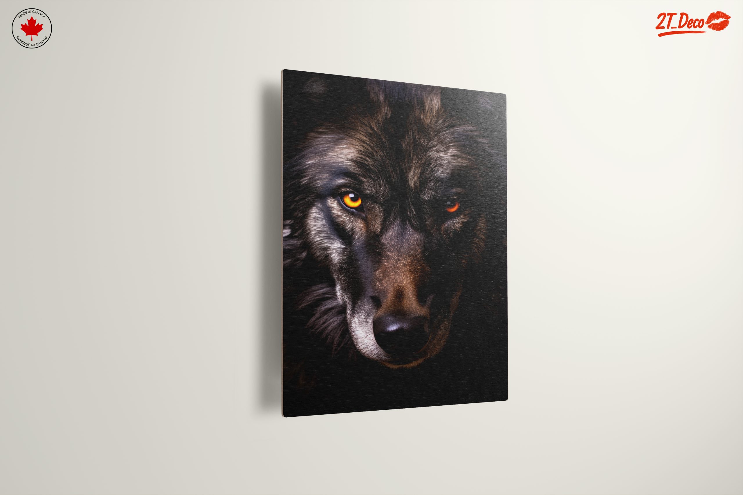 Wild Wolf Portrait with Striking Eyes - Image 13