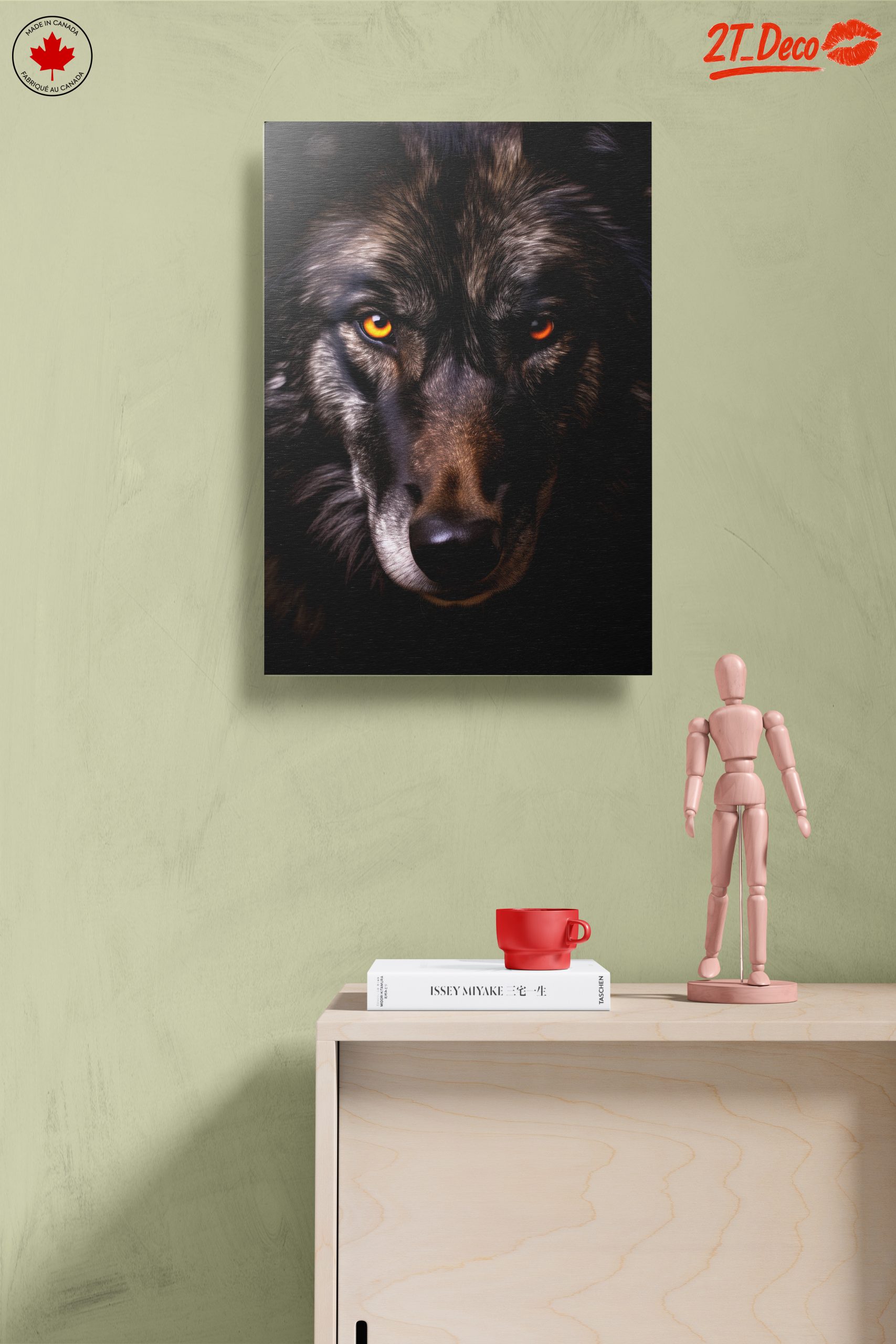 Wild Wolf Portrait with Striking Eyes - Image 14