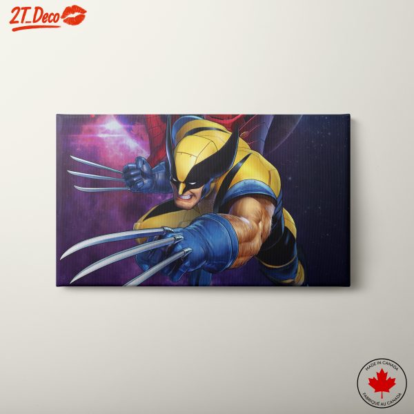 Dynamic Wolverine Graphic Art