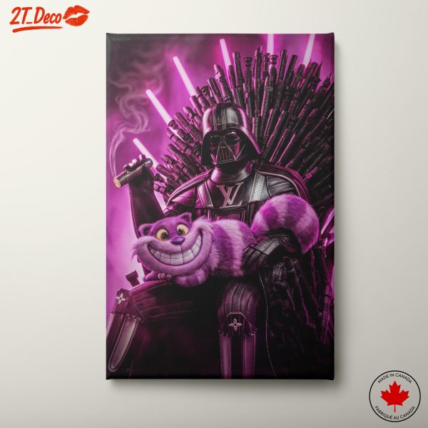 Dramatic Animated Character Art with Iconic Themes