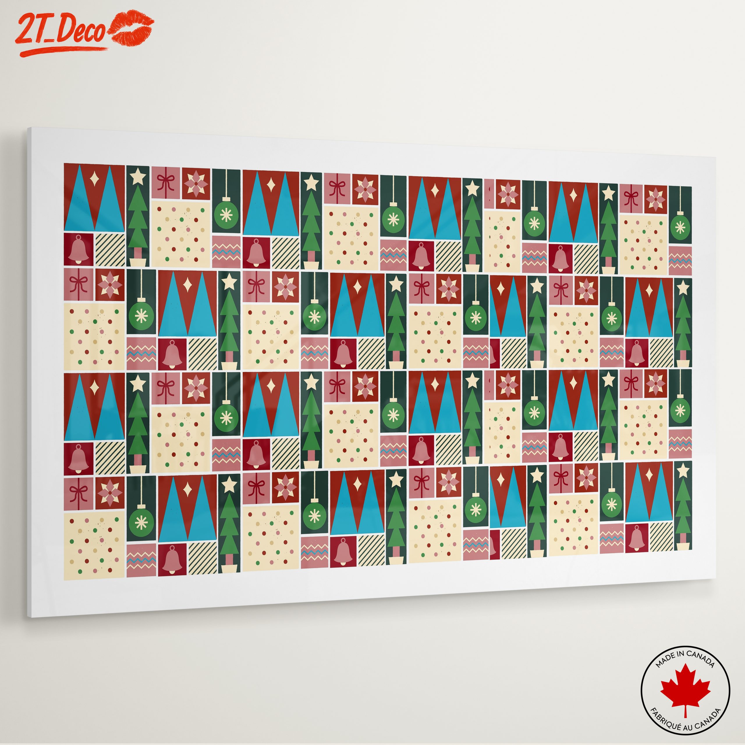 Festive Christmas Pattern Art 2 - Image 6