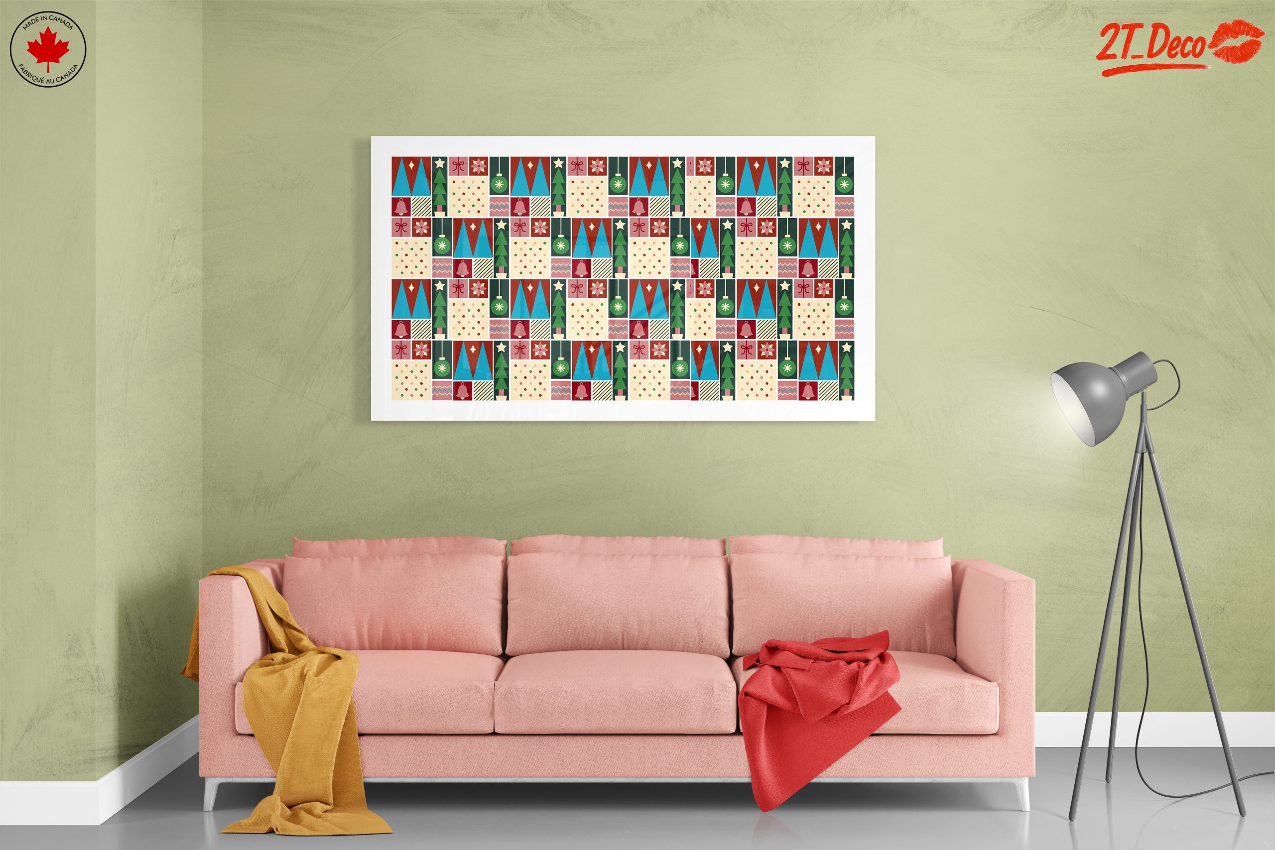 Festive Christmas Pattern Art 2 - Image 7